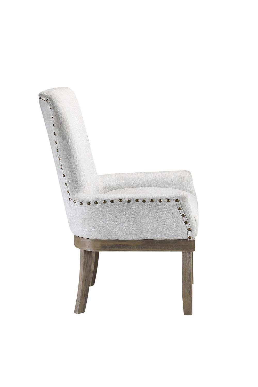 

                    
Acme Furniture Landon Arm Chair Set Gray Linen Purchase 
