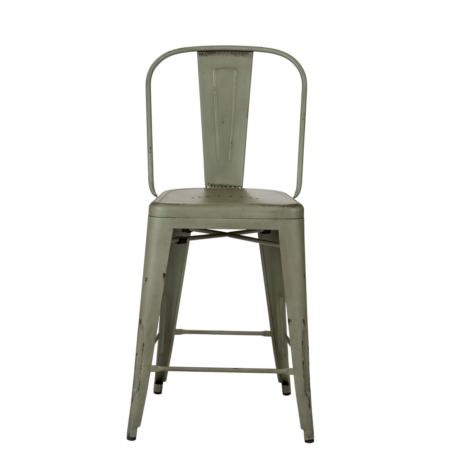 

    
Liberty Furniture Vintage Series  (179-CD) Counter Chair Counter Chair Green/Gray 179-B350524-G
