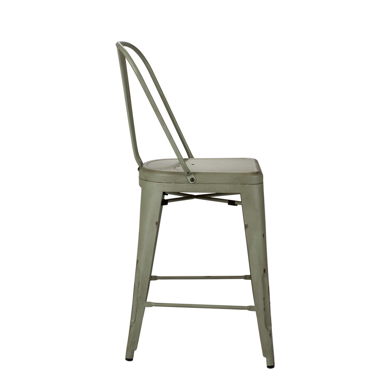 

                    
Liberty Furniture Vintage Series  (179-CD) Counter Chair Counter Chair Green/Gray Metal Purchase 
