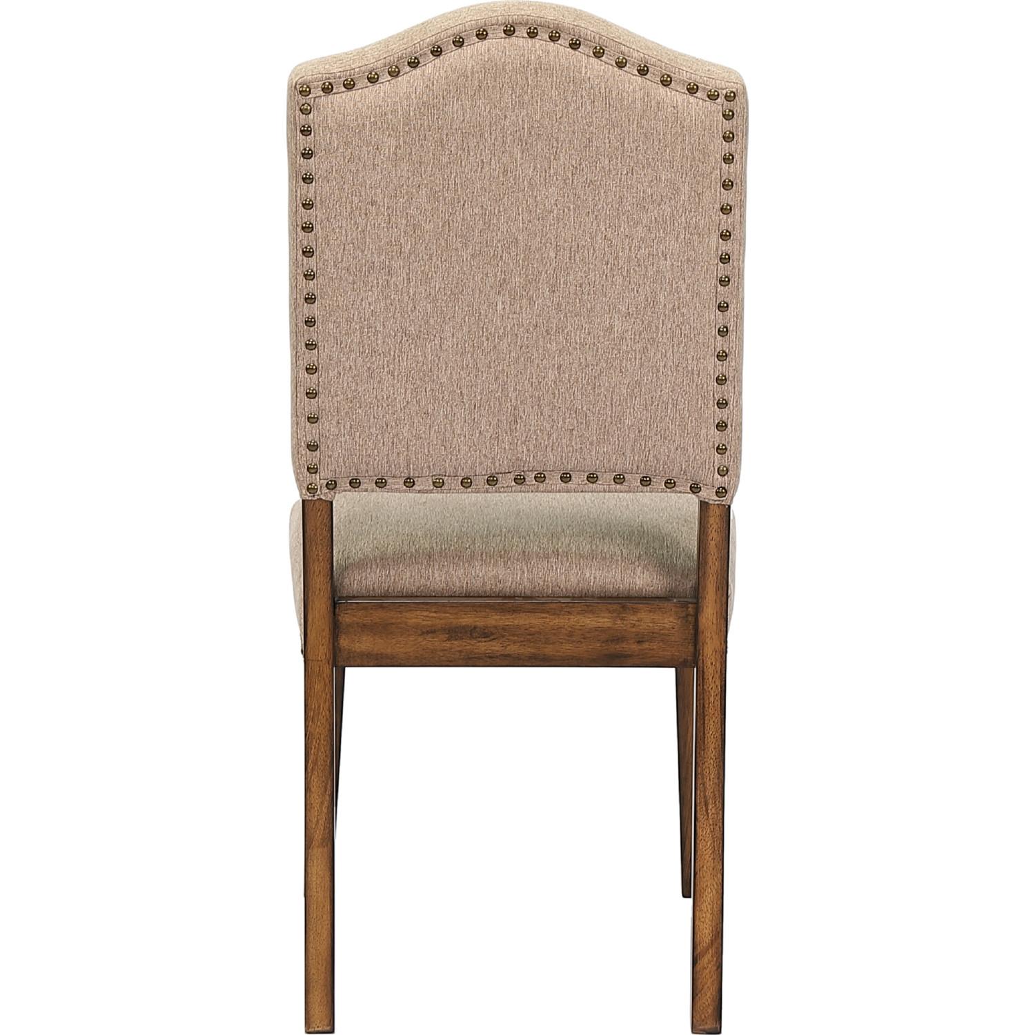 

    
Acme Furniture Maurice Side Chair Set Brown Oak 62472-2pcs

