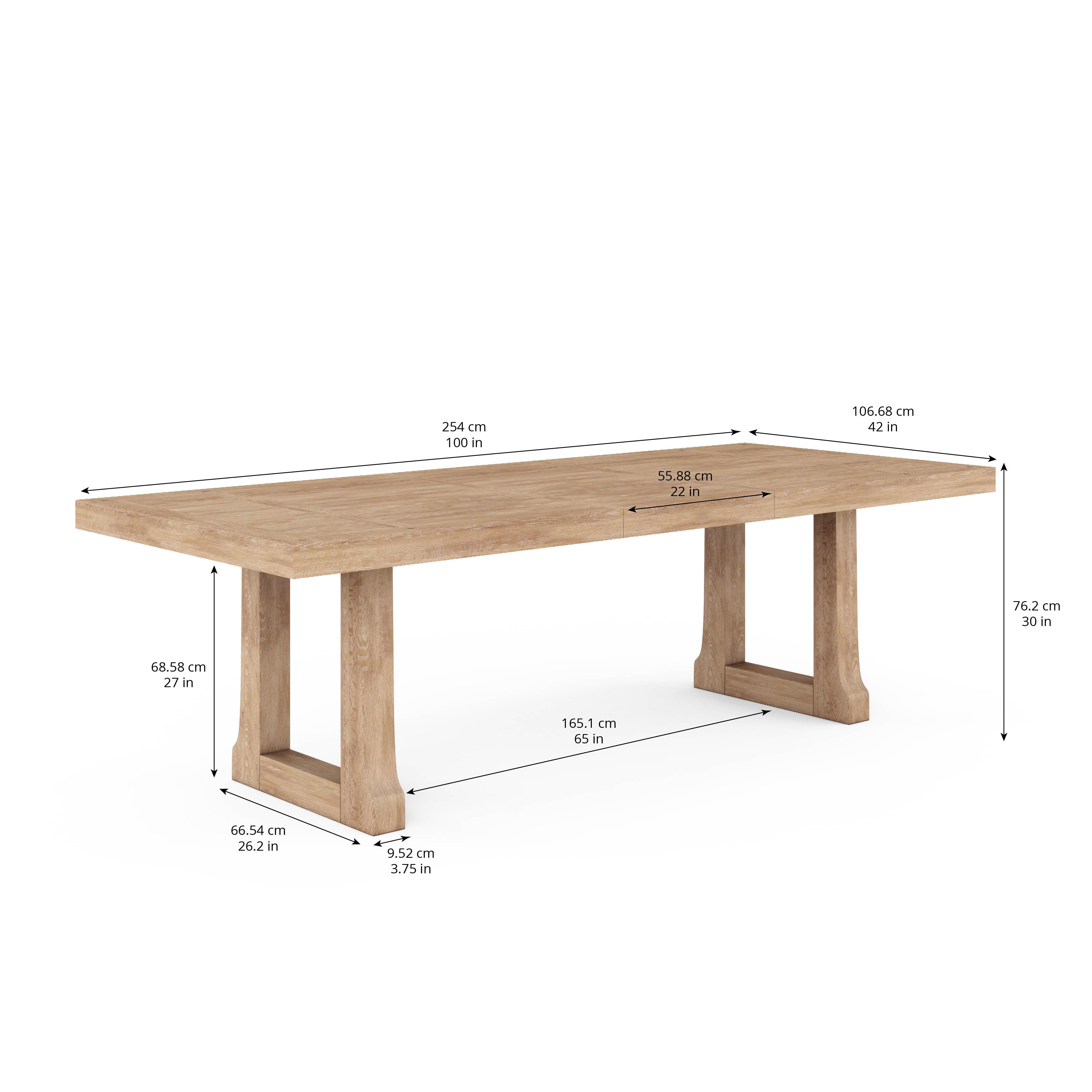 

    
a.r.t. furniture Post Dining Table Set Oak 288238-2355-11pcs
