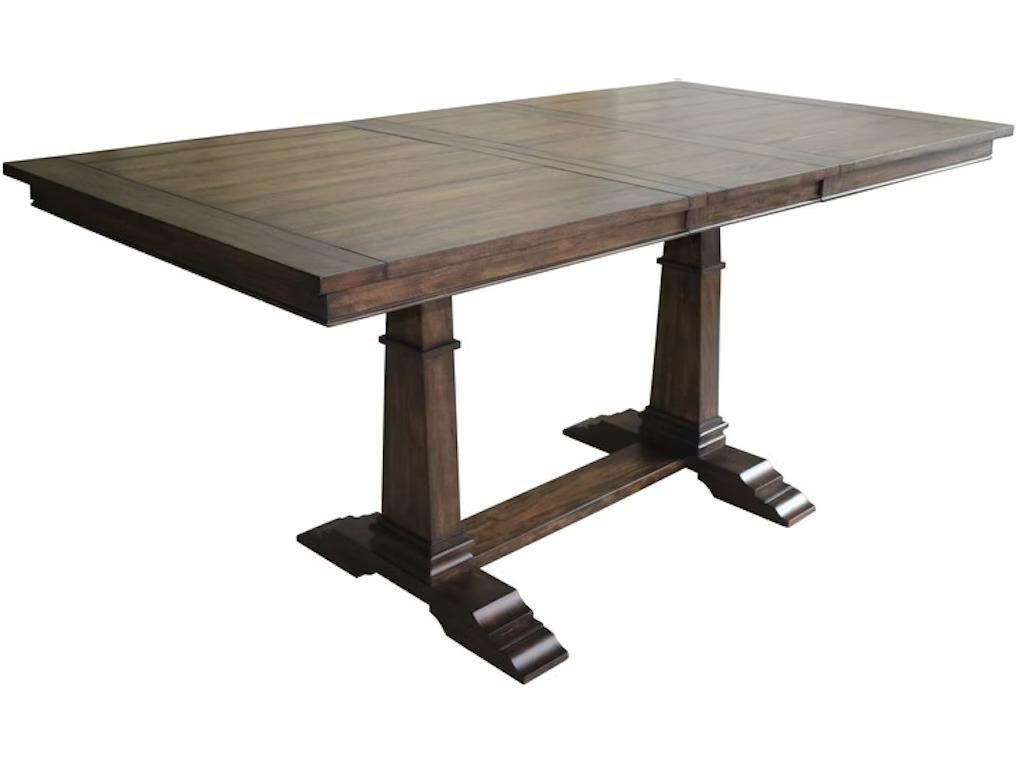 Traditional Counter Dining Table 192748 Delphine 192748 in Brown 