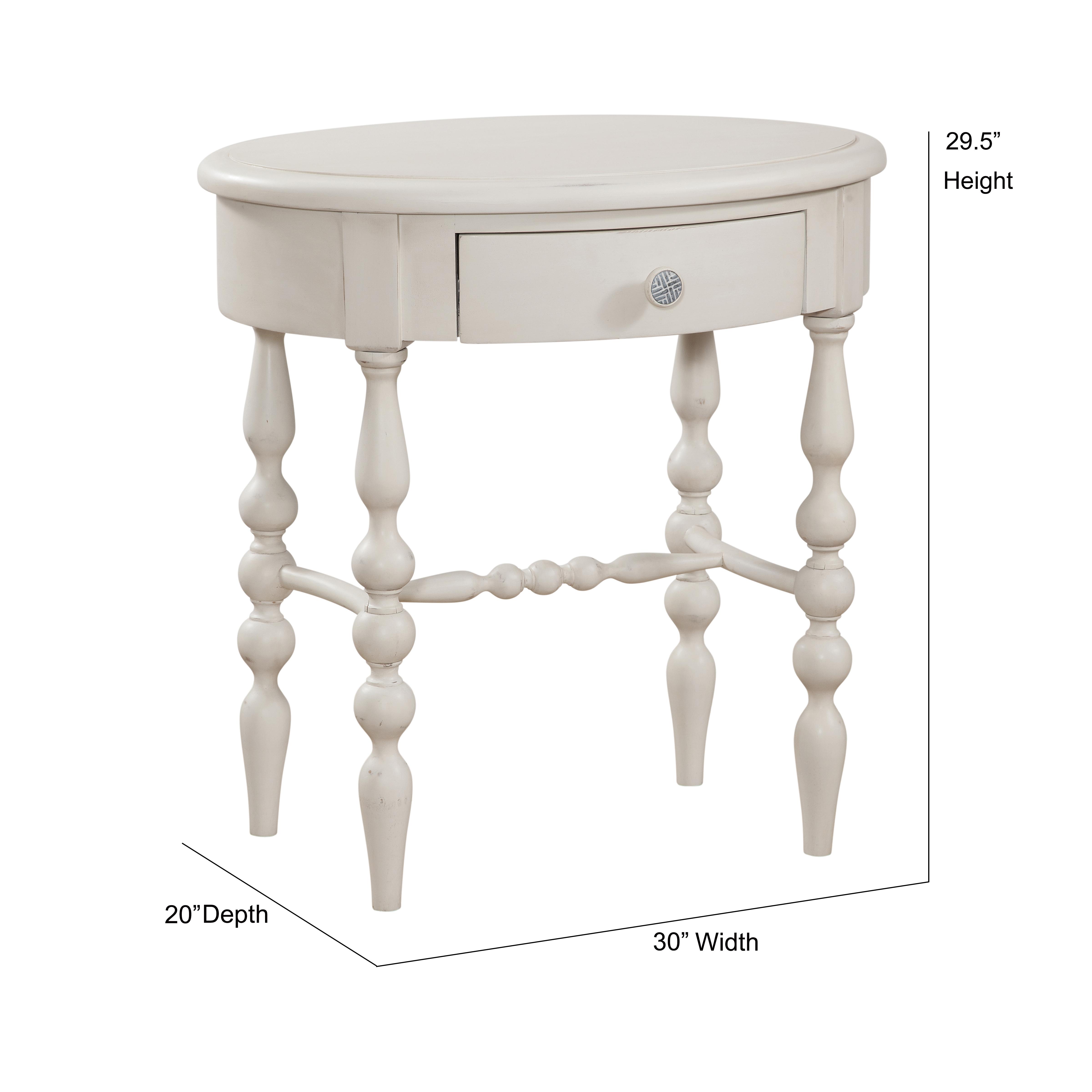 Youth, Traditional, Cottage Accent Table Rodanthe 3910-410 3910-410 in White Finish 