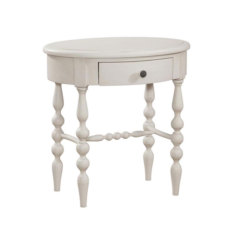 

    
American Woodcrafters Rodanthe 3910-410 Accent Table White Finish 3910-410
