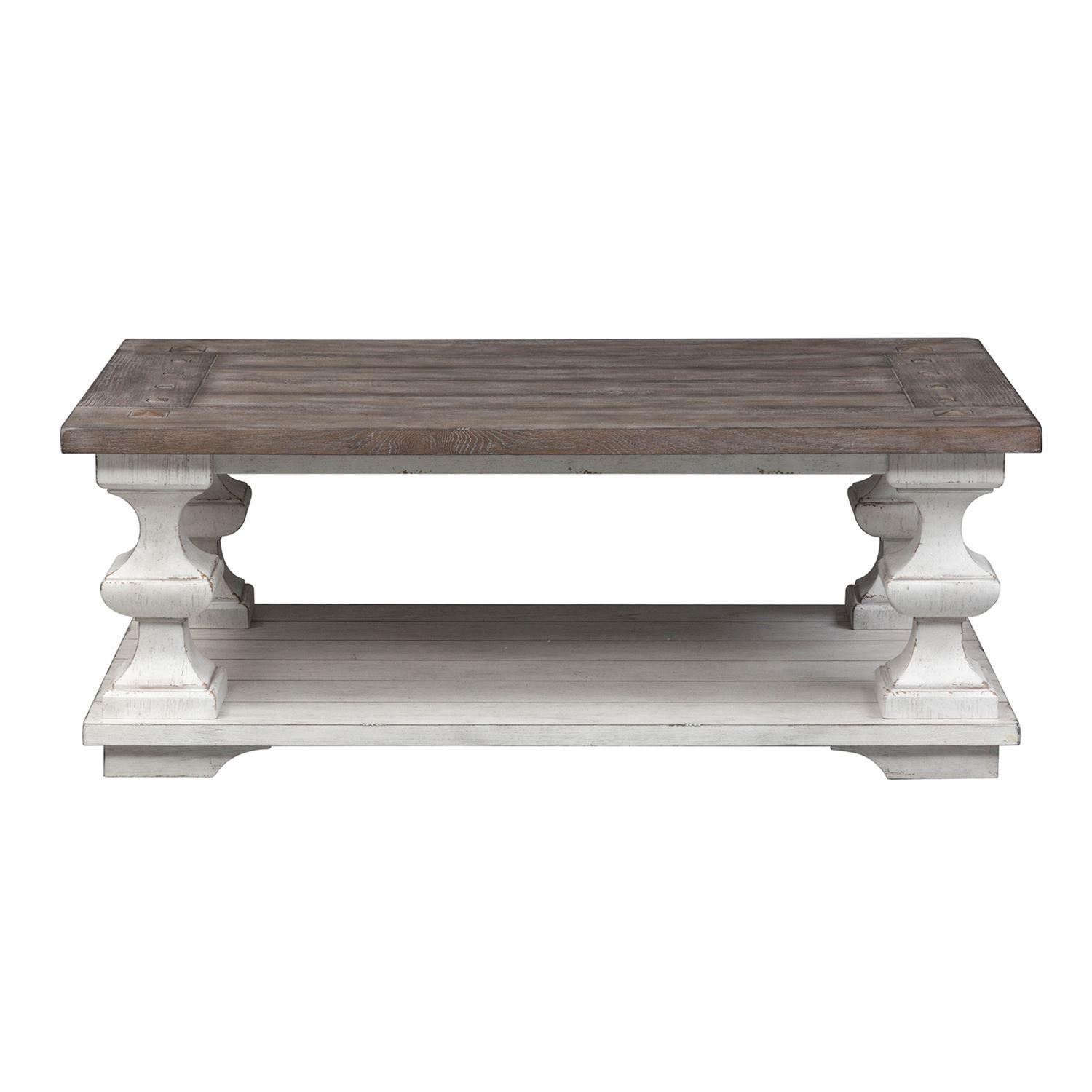 

    
Traditional White Wood Coffee Table Sedona (331-OT) Liberty Furniture
