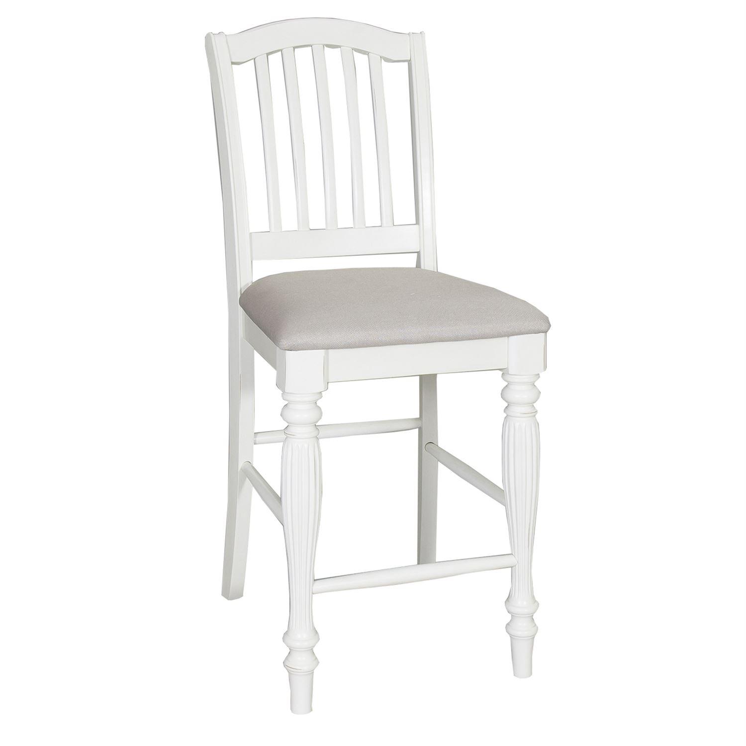 

    
Traditional White Wood Counter Chair Cumberland Creek (334-CD) Liberty Furniture
