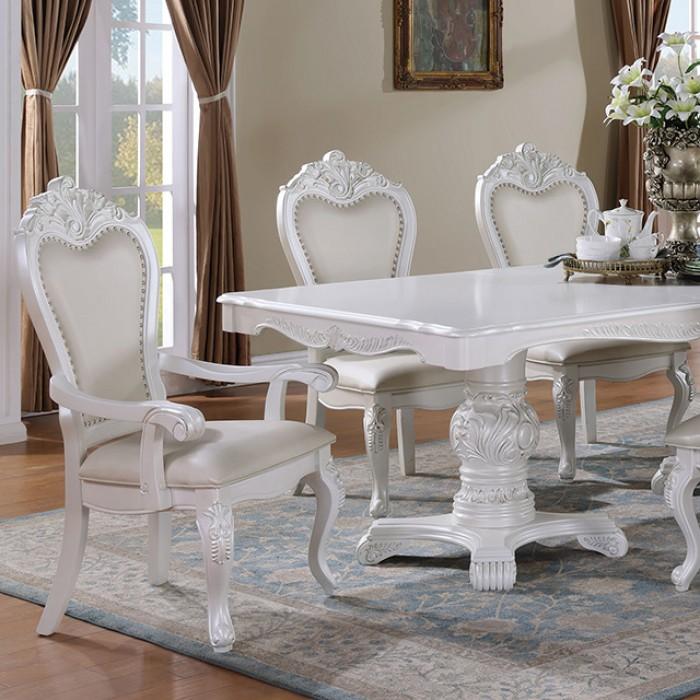 

                    
Furniture of America Manzanita Dining Table FM3261WH-T Dining Table White  Purchase 
