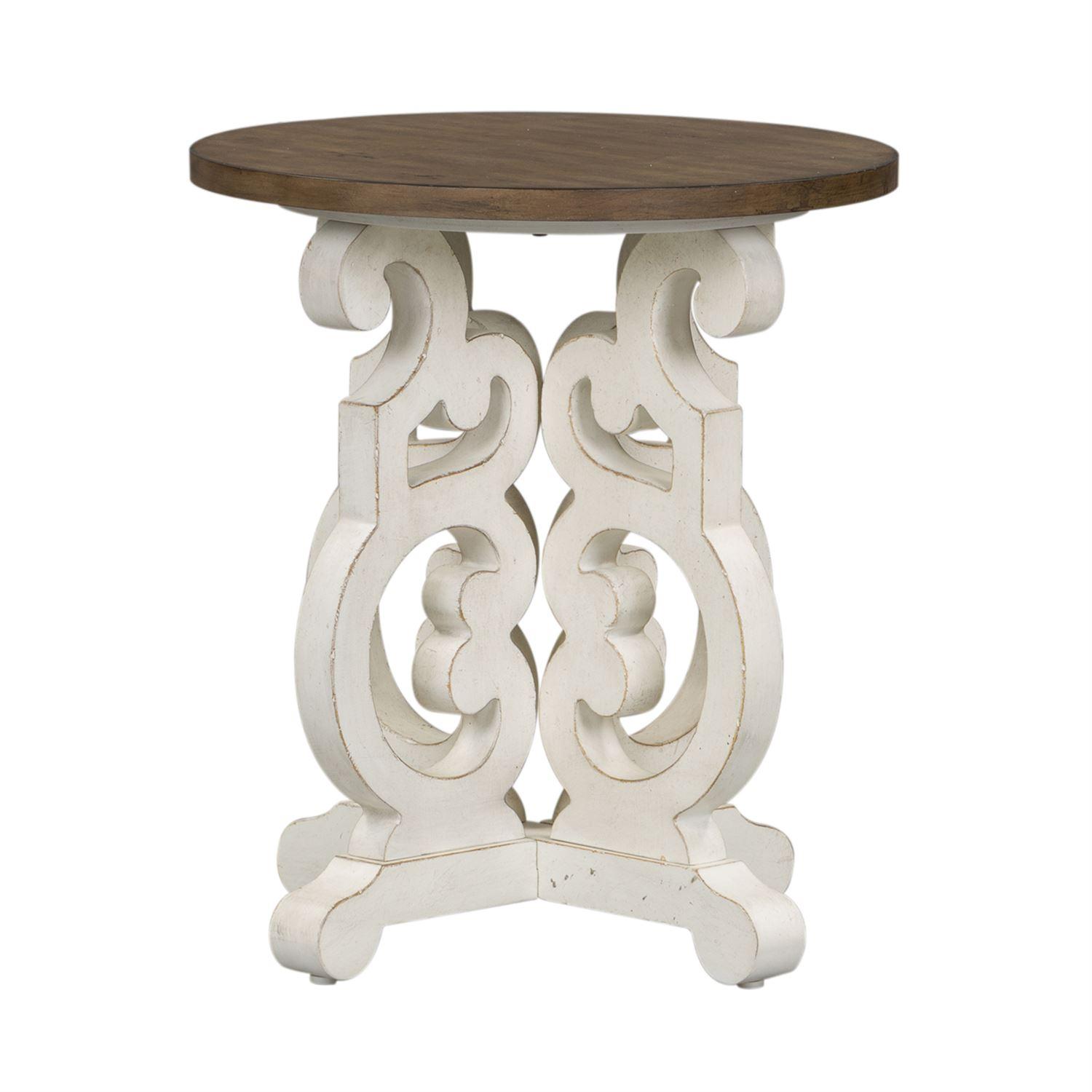 

    
Traditional White Wood End Table 698-OT1020 Liberty Furniture
