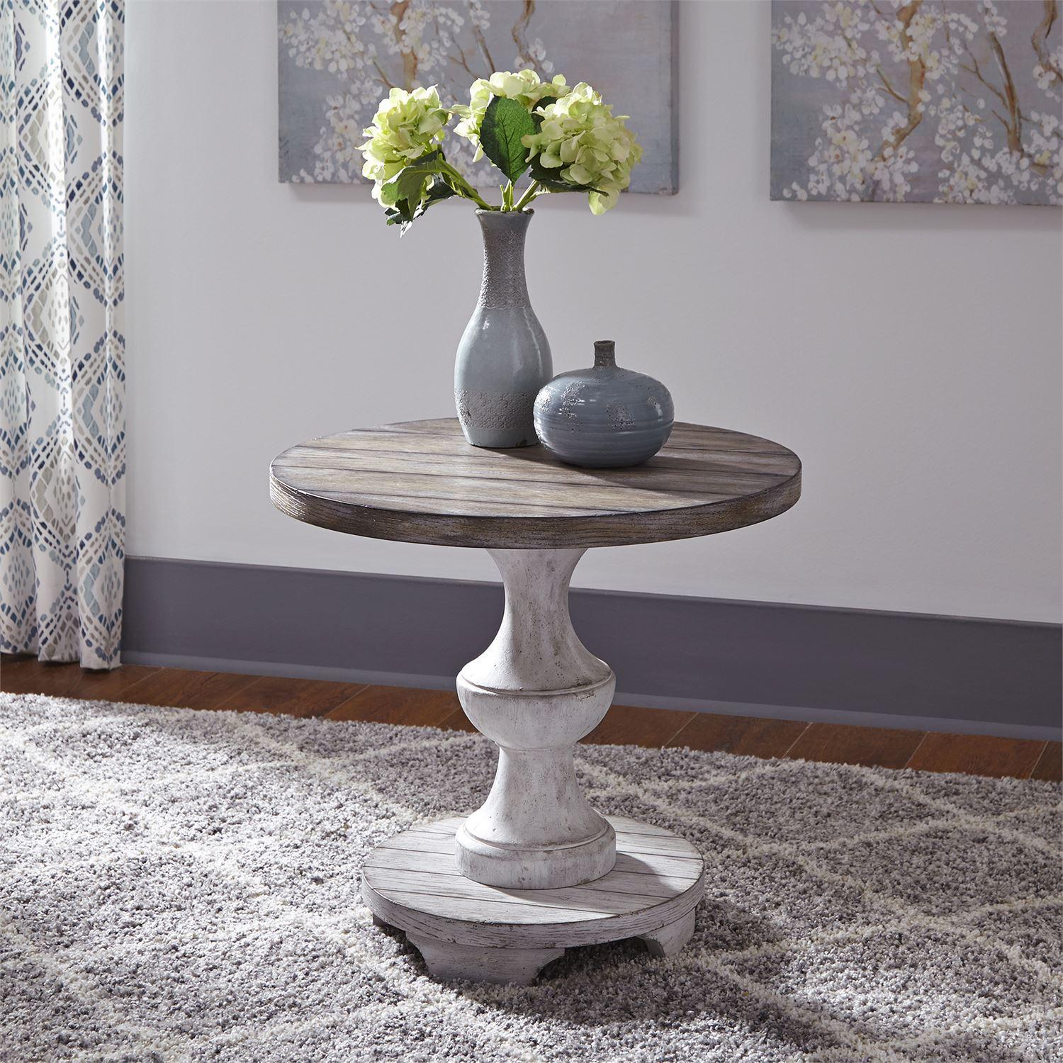 Traditional End Table Sedona  (331-OT) End Table 331-OT1020 in White 
