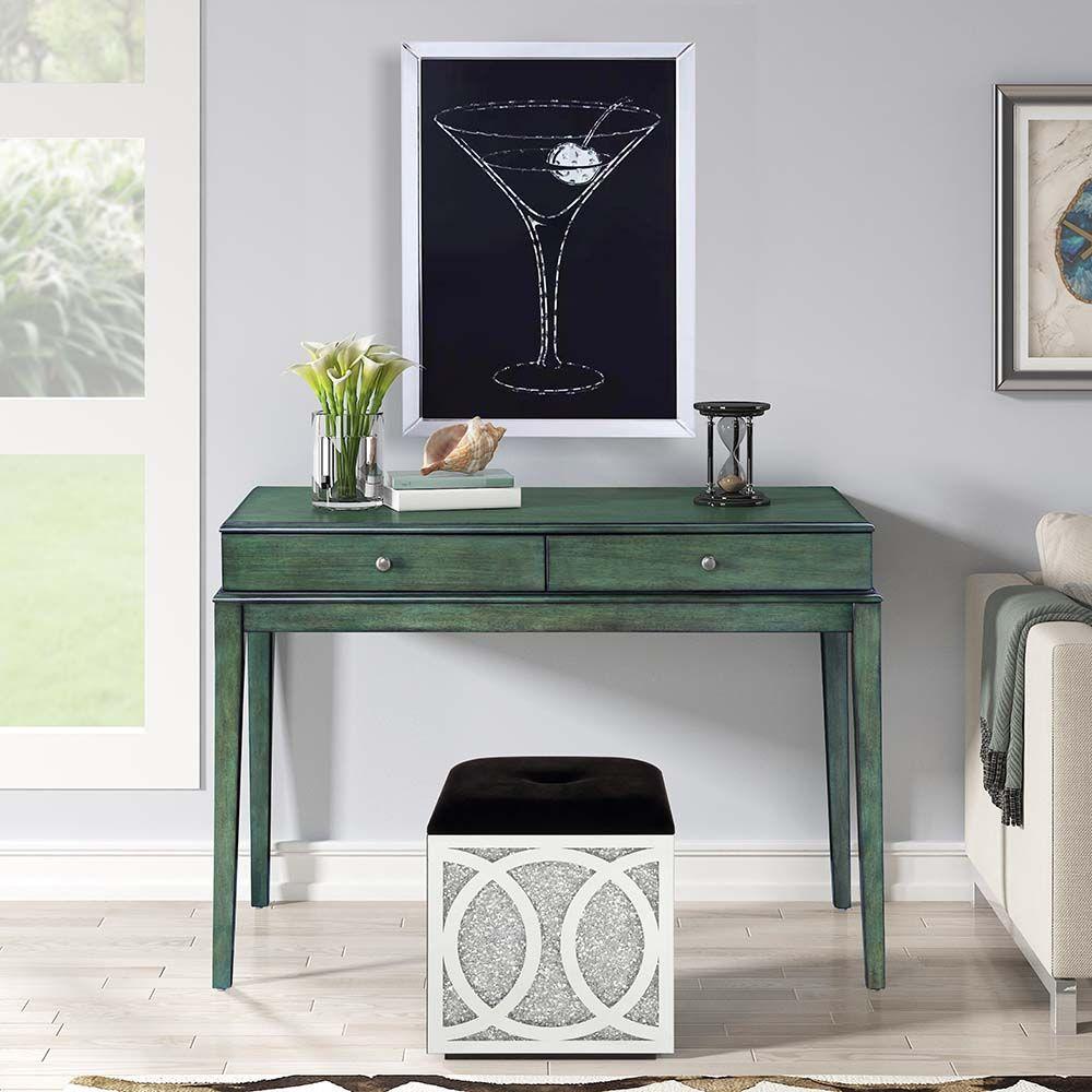 

    
Transitional Antique Green Console Table by Acme AC00921 Manas
