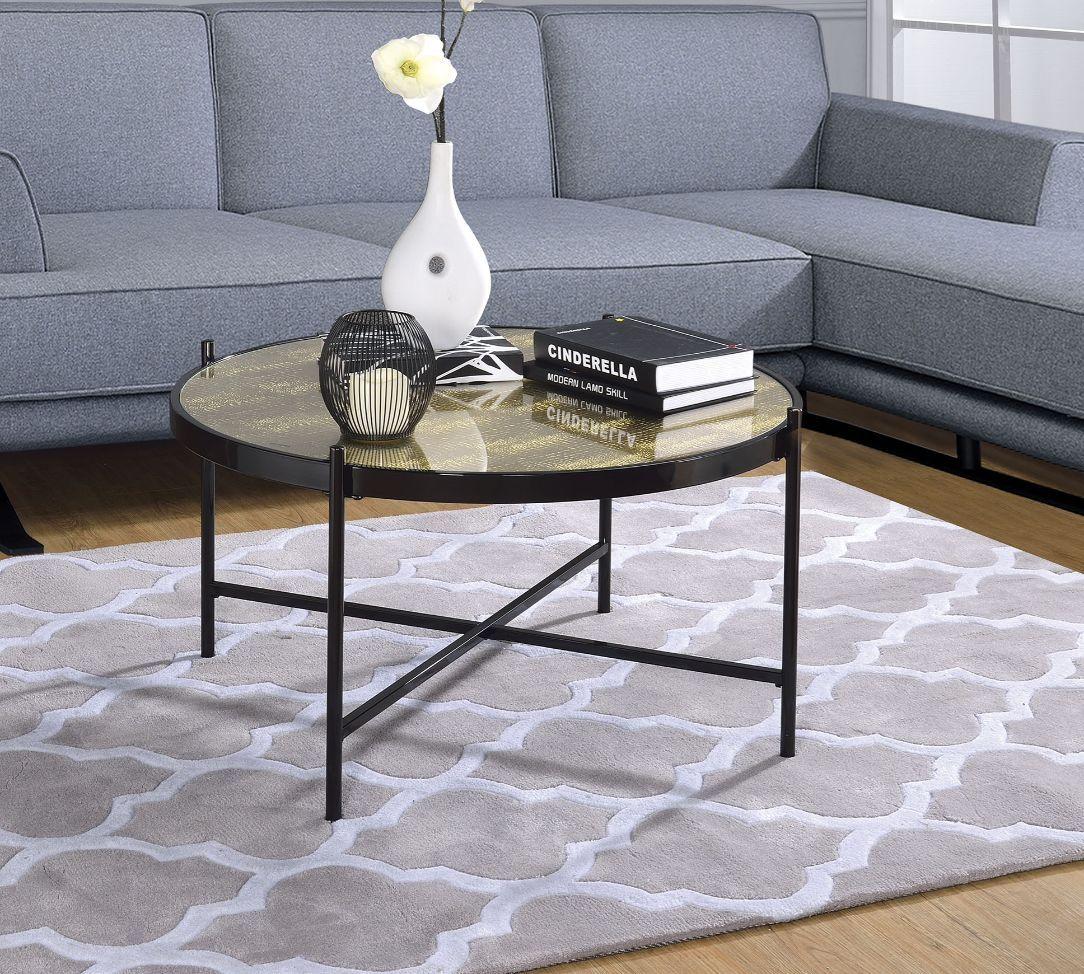 

    
84640-3pcs Acme Furniture Coffee Table and 2 End Tables

