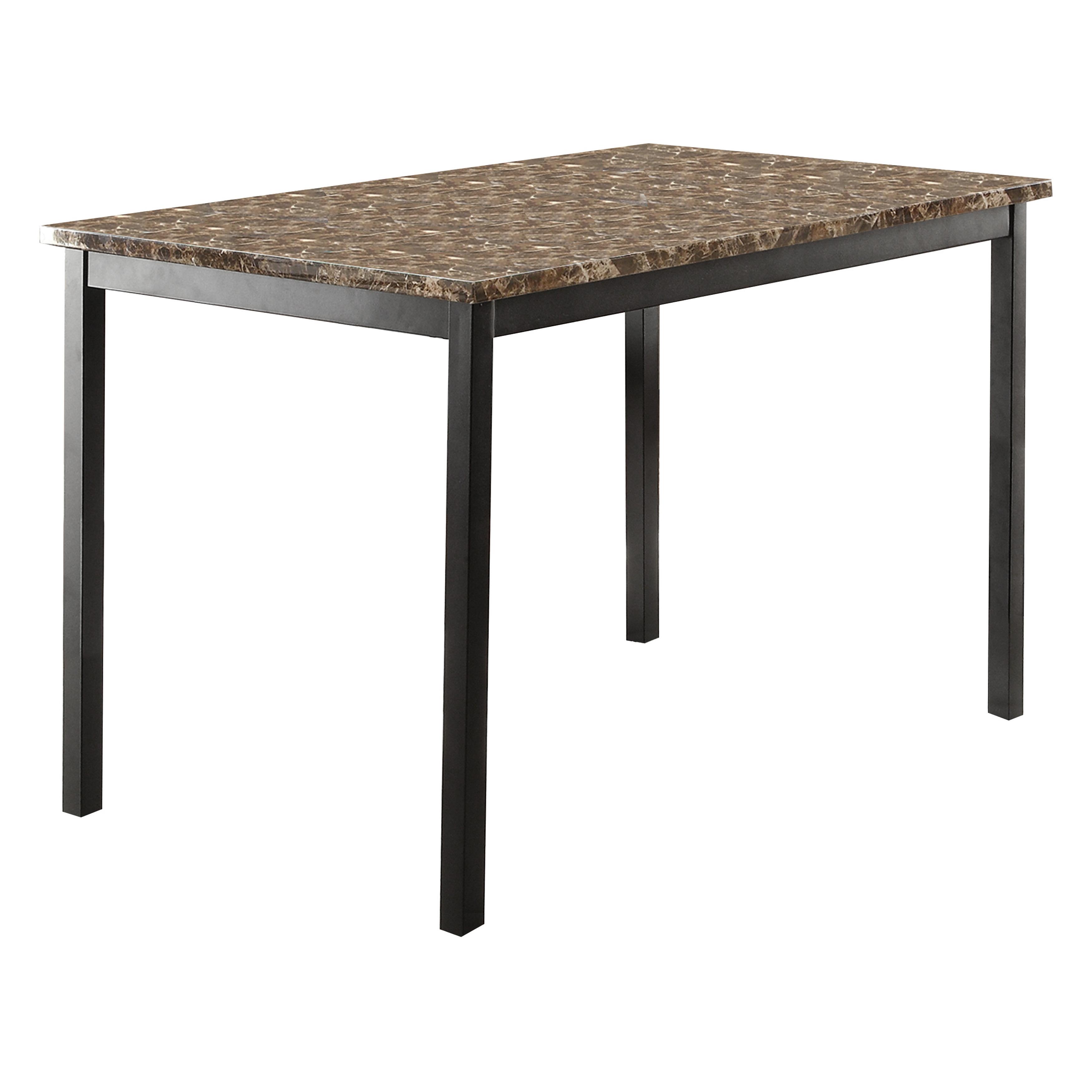 Transitional Dining Table 5038-48 Flannery 5038-48 in Black 