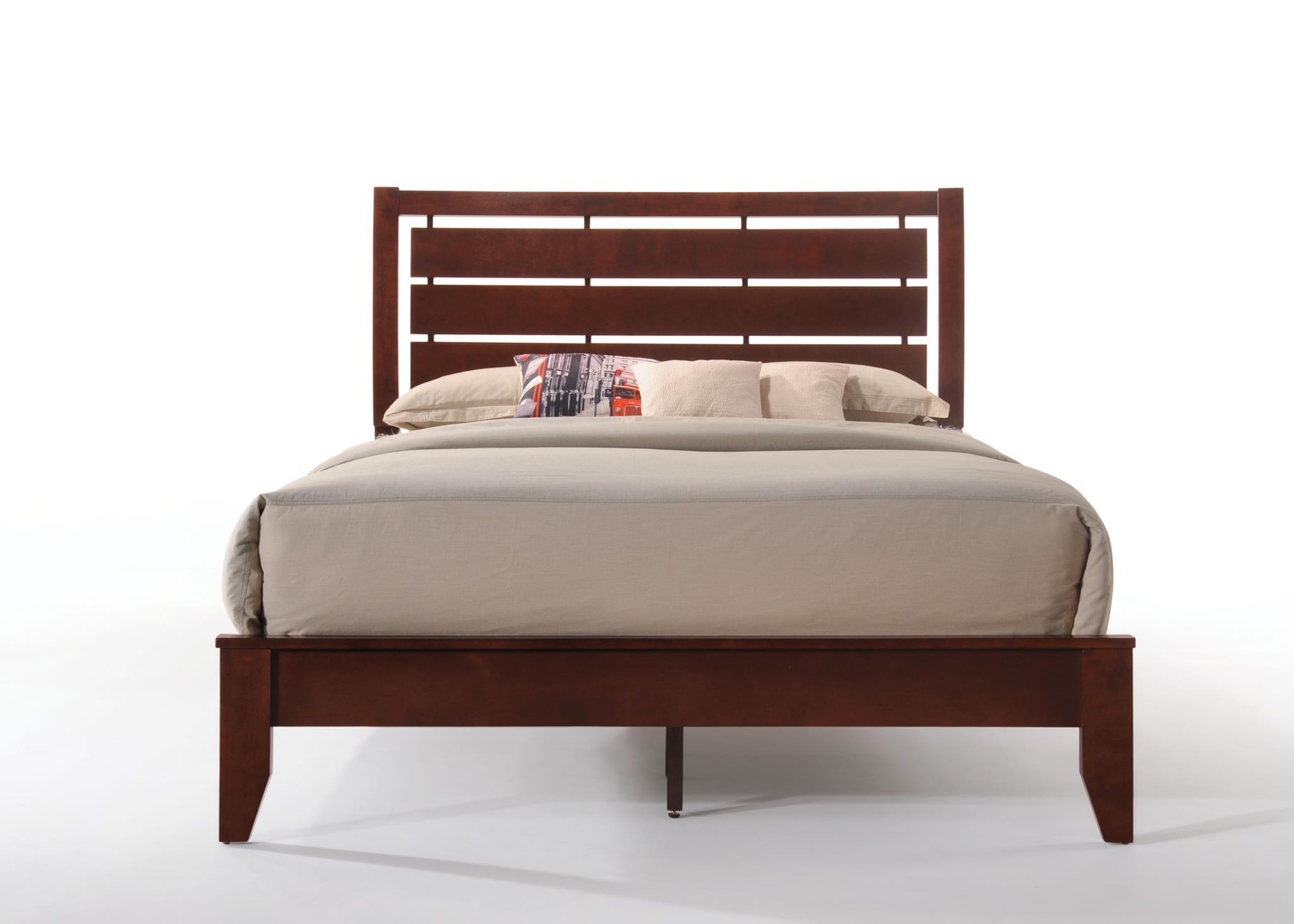 Contemporary Queen Bed Ilana 20400Q in Brown 