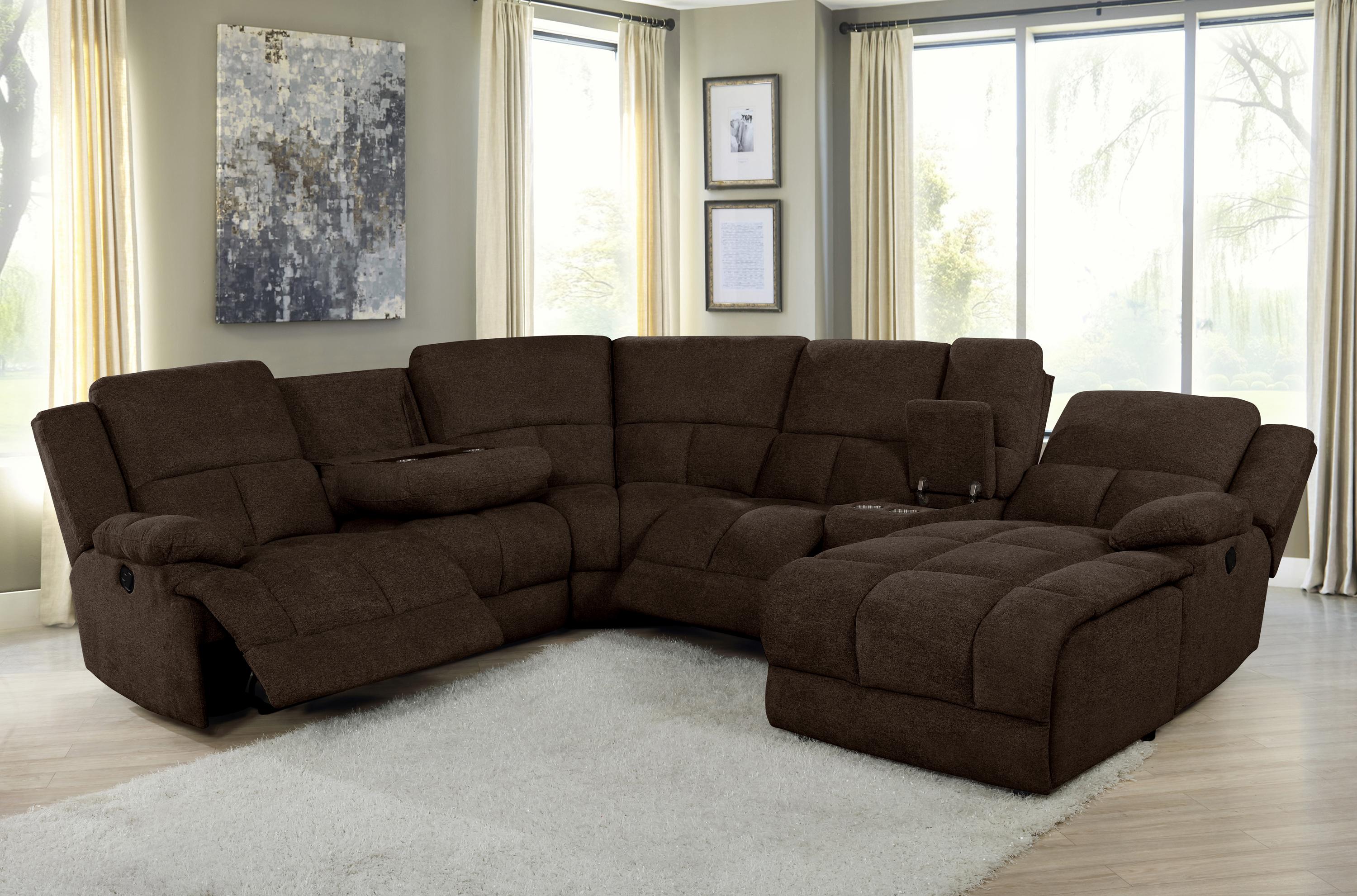 

    
602570 Coaster Motion Sectional
