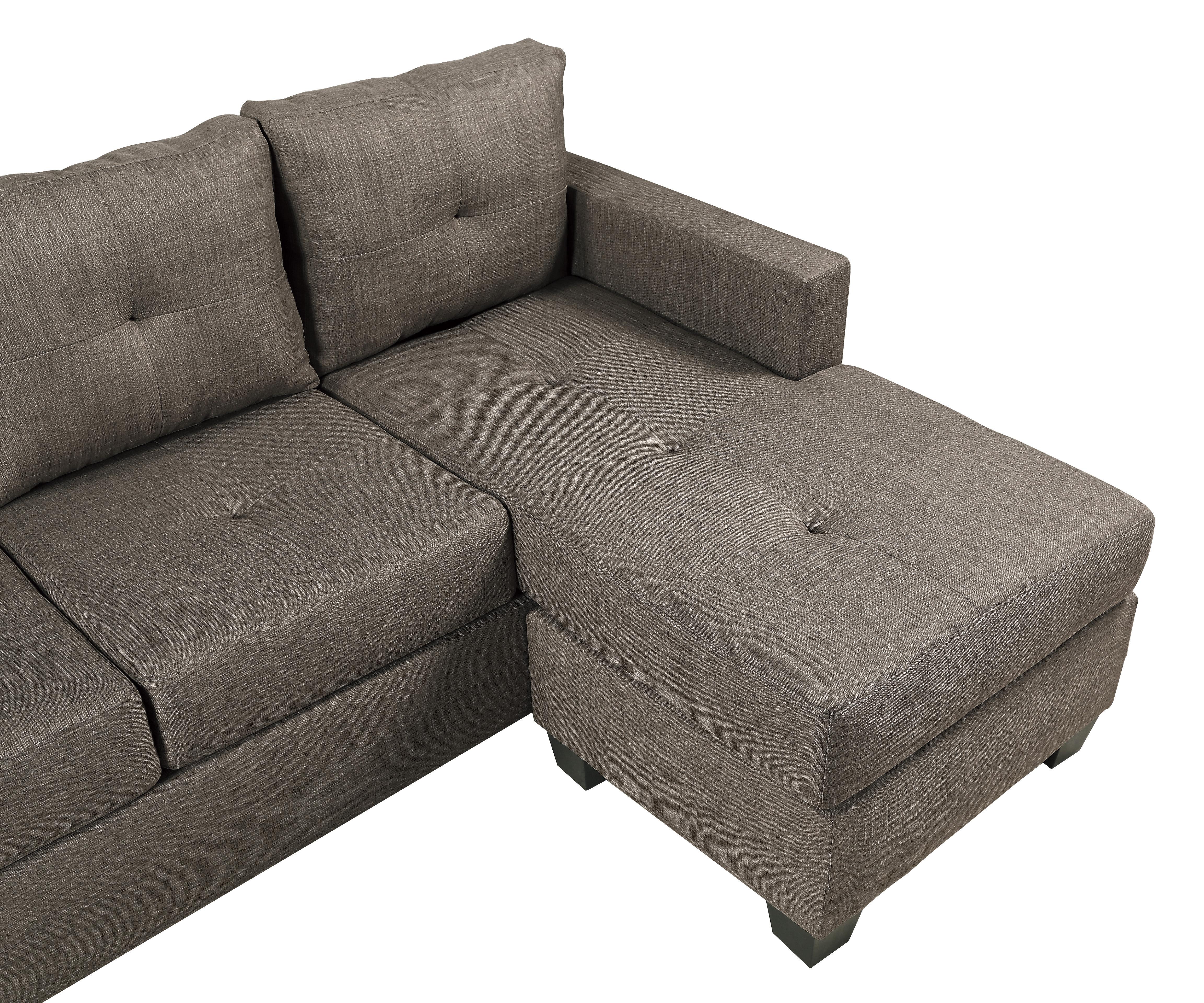 

    
9789BRG*2OT Transitional Brown Textured Resersible Sofa w/Ottoman Homelegance 9789BRG*2OT Phelps
