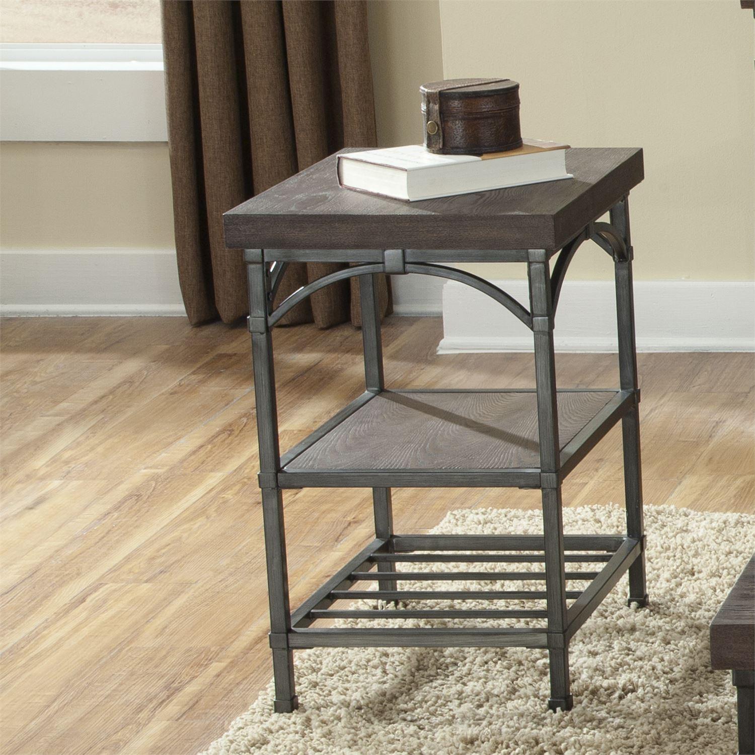 Transitional End Table Franklin  (202-OT) End Table 202-OT1021 in Brown 