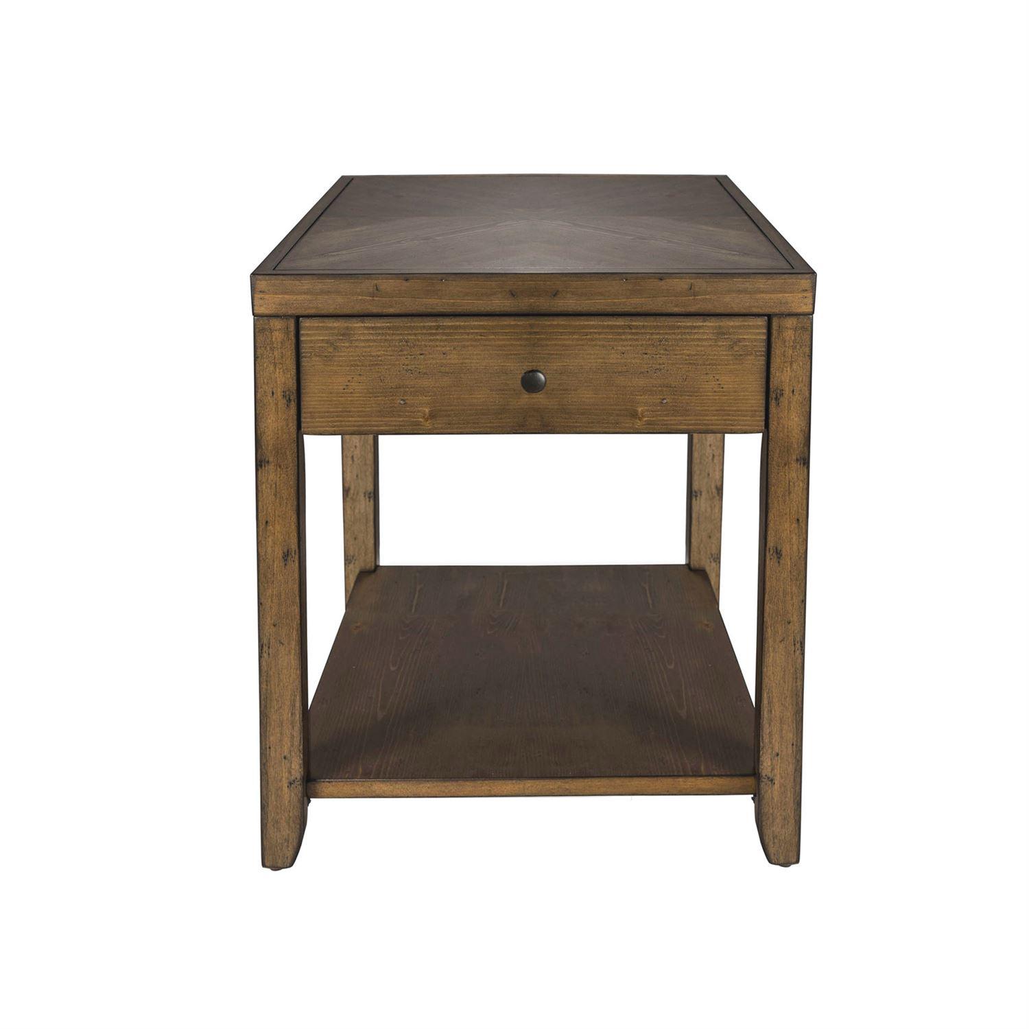 

    
Transitional Brown Wood End Table 58-OT1020 Liberty Furniture
