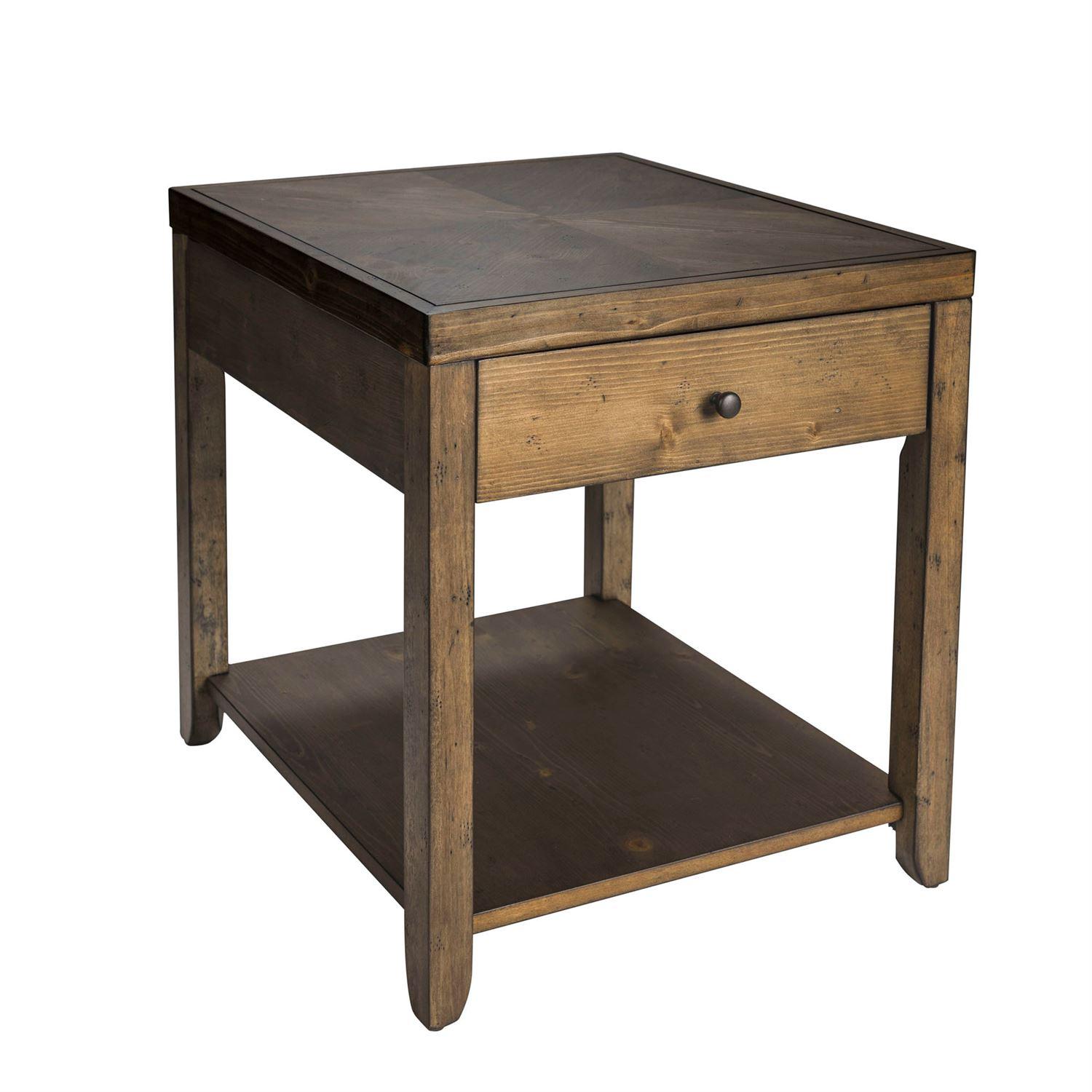 

    
Liberty Furniture Mitchell  (58-OT) End Table End Table Brown 58-OT1020
