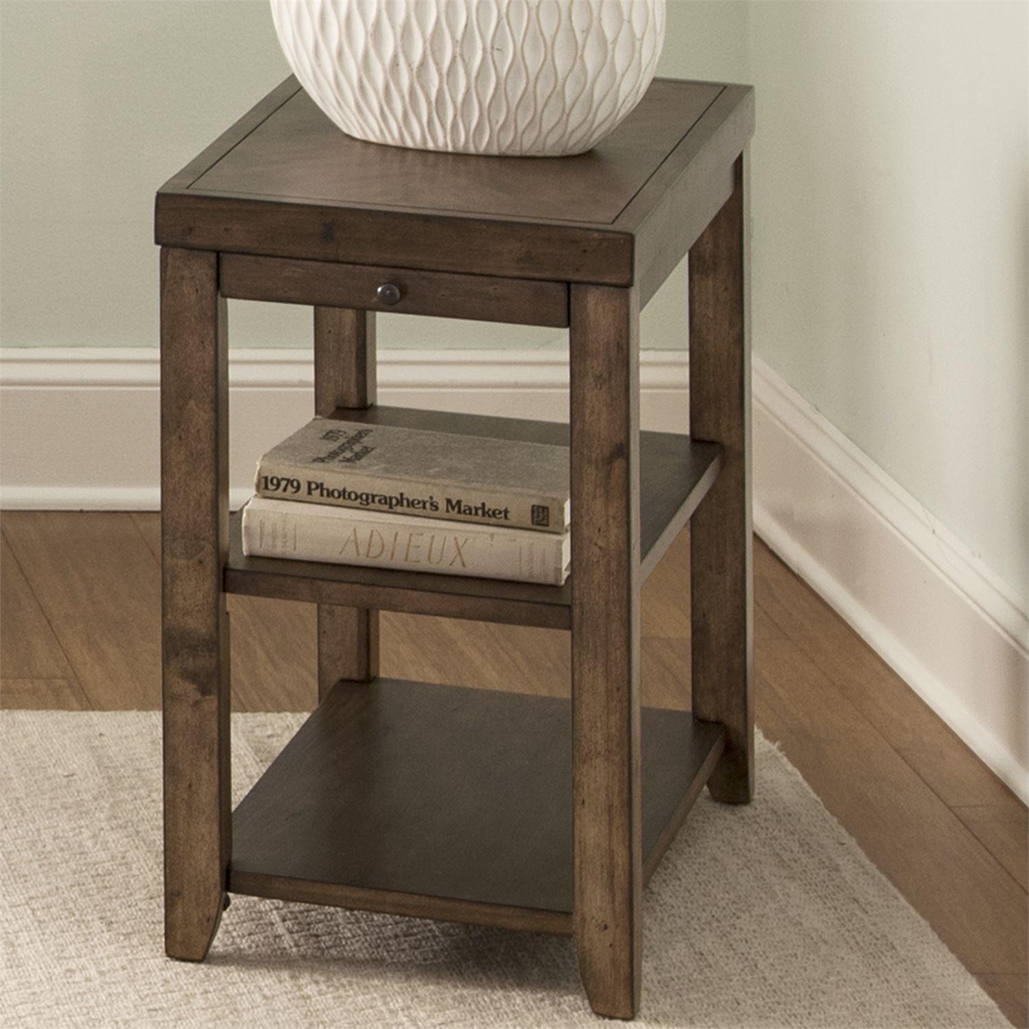 Transitional End Table Mitchell  (58-OT) End Table 58-OT1021 in Brown 