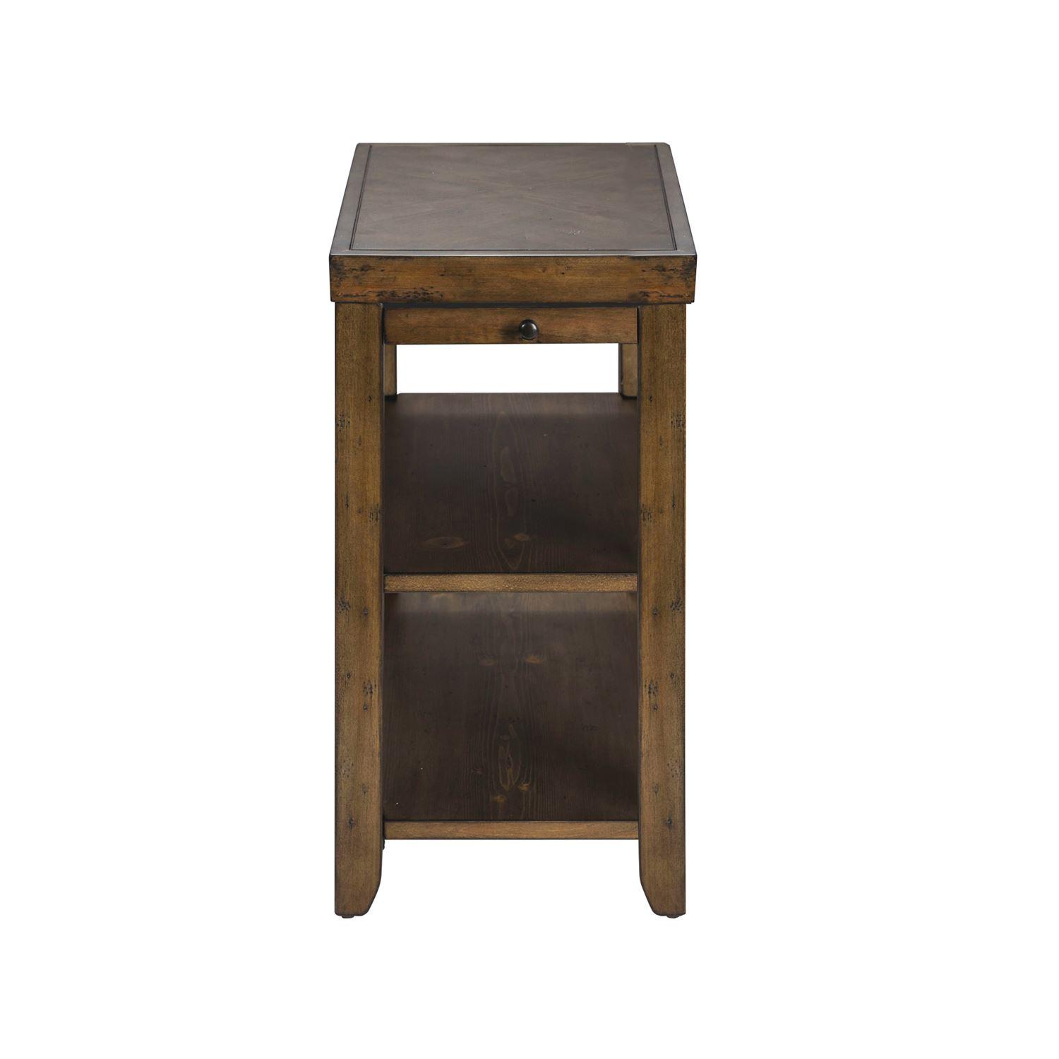

    
Transitional Brown Wood End Table 58-OT1021 Liberty Furniture
