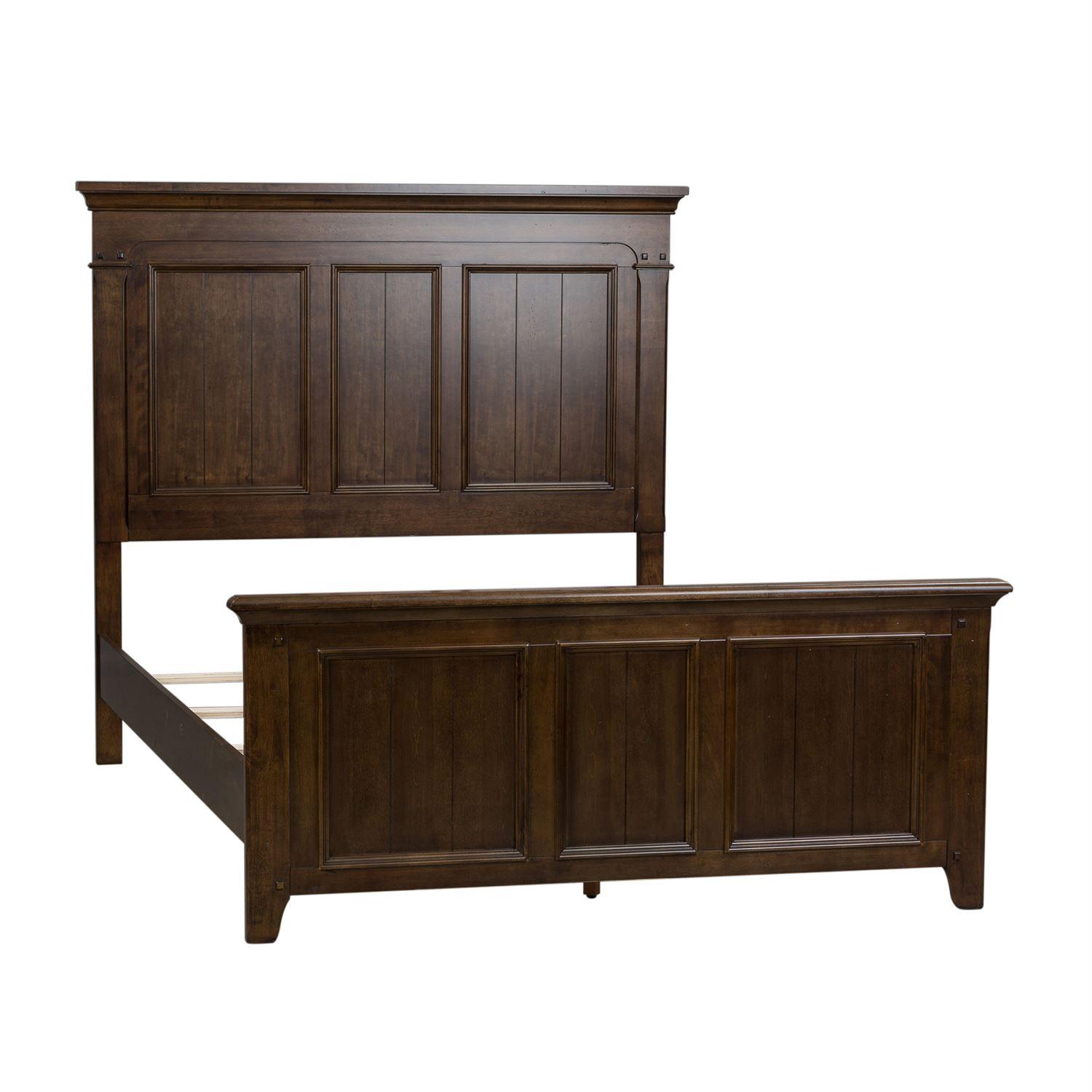 

    
Liberty Furniture Saddlebrook  (184-BR) Panel Bed Panel Bed Brown 184-BR-QPB
