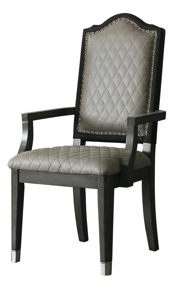 

                    
Acme Furniture House Beatrice Dining Room Set Charcoal Fabric Purchase 
