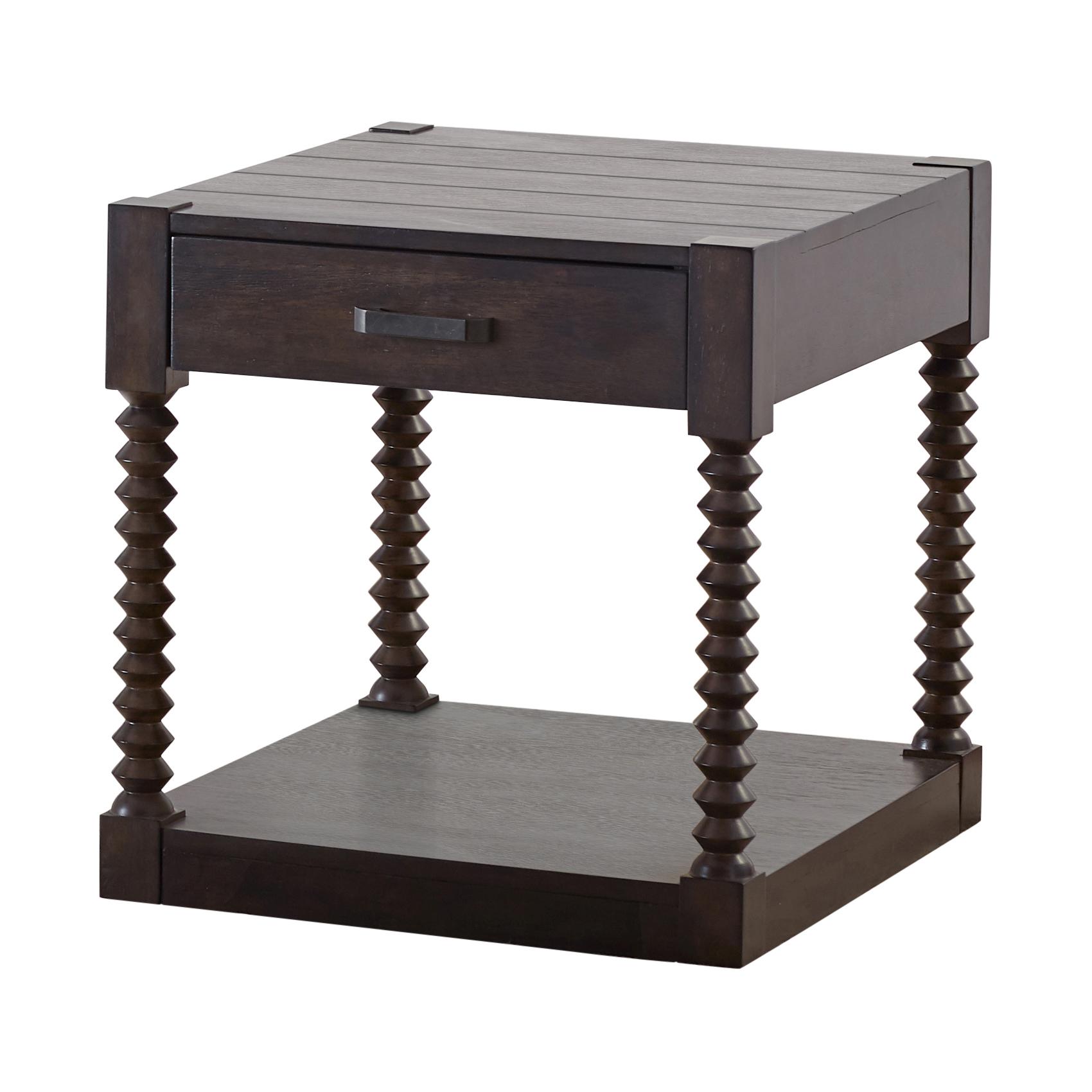 

    
Transitional Coffee Bean Solid Wood End Table Coaster 722577
