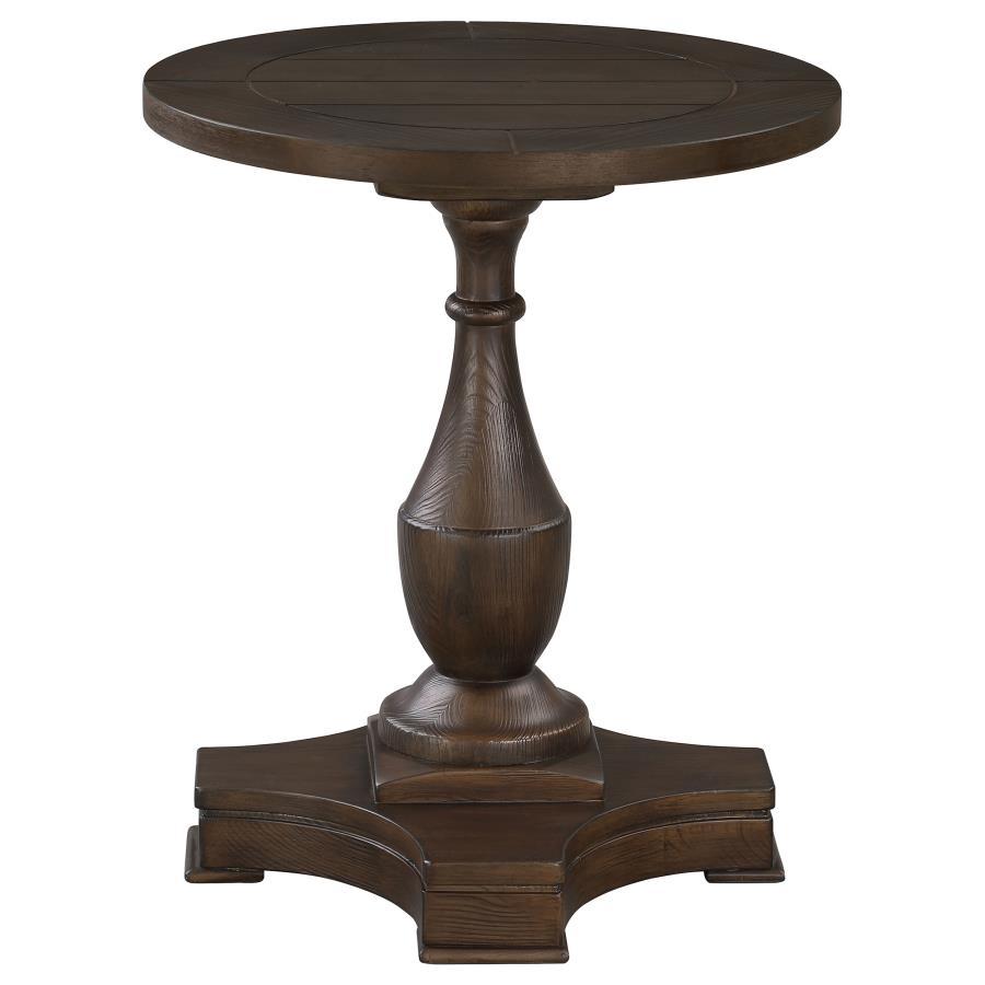 

    
Transitional Coffee Finish Tropical Wood End Table Coaster 753447
