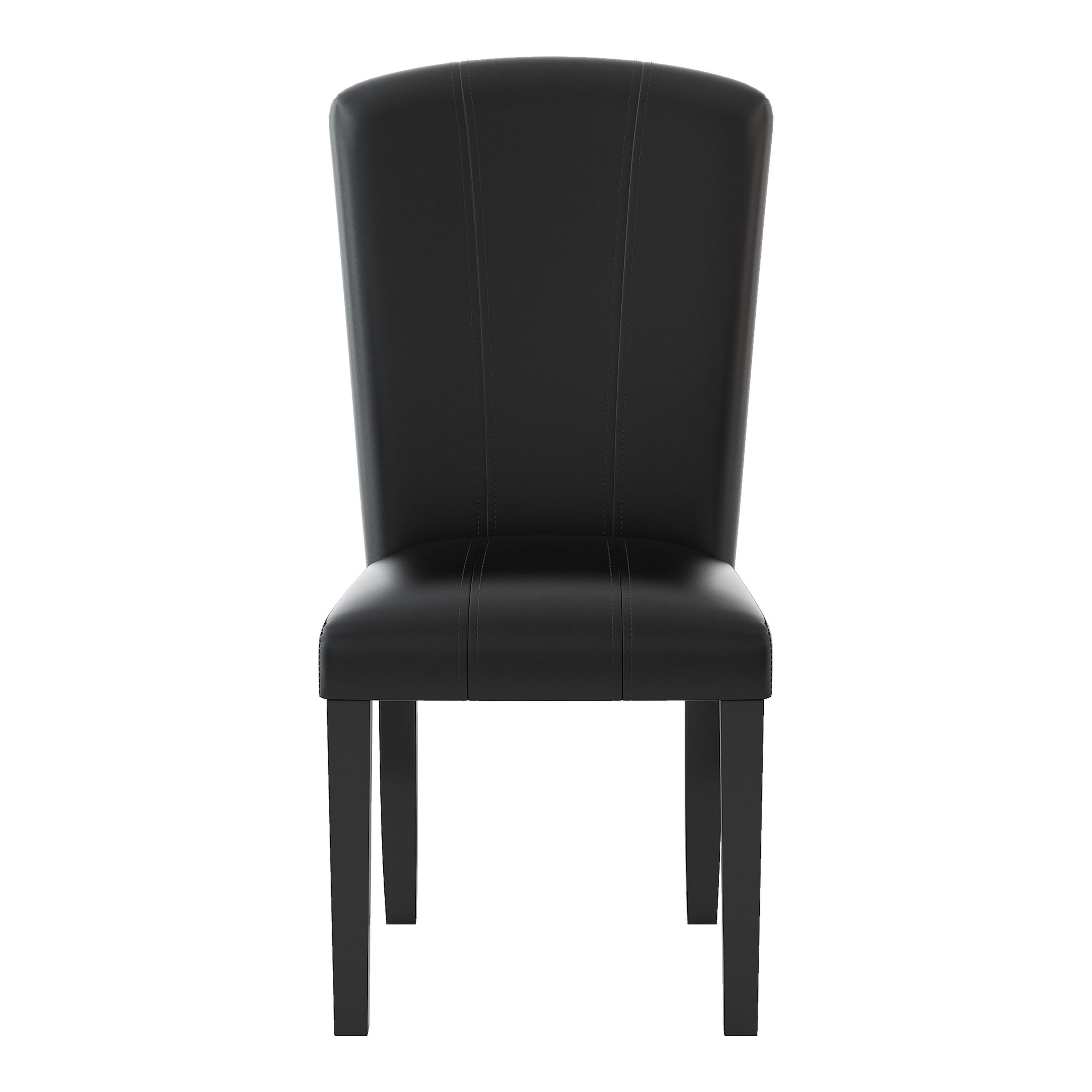 

    
Transitional Dark Espresso Wood Side Chair Set 2pcs Homelegance 5070S Cristo
