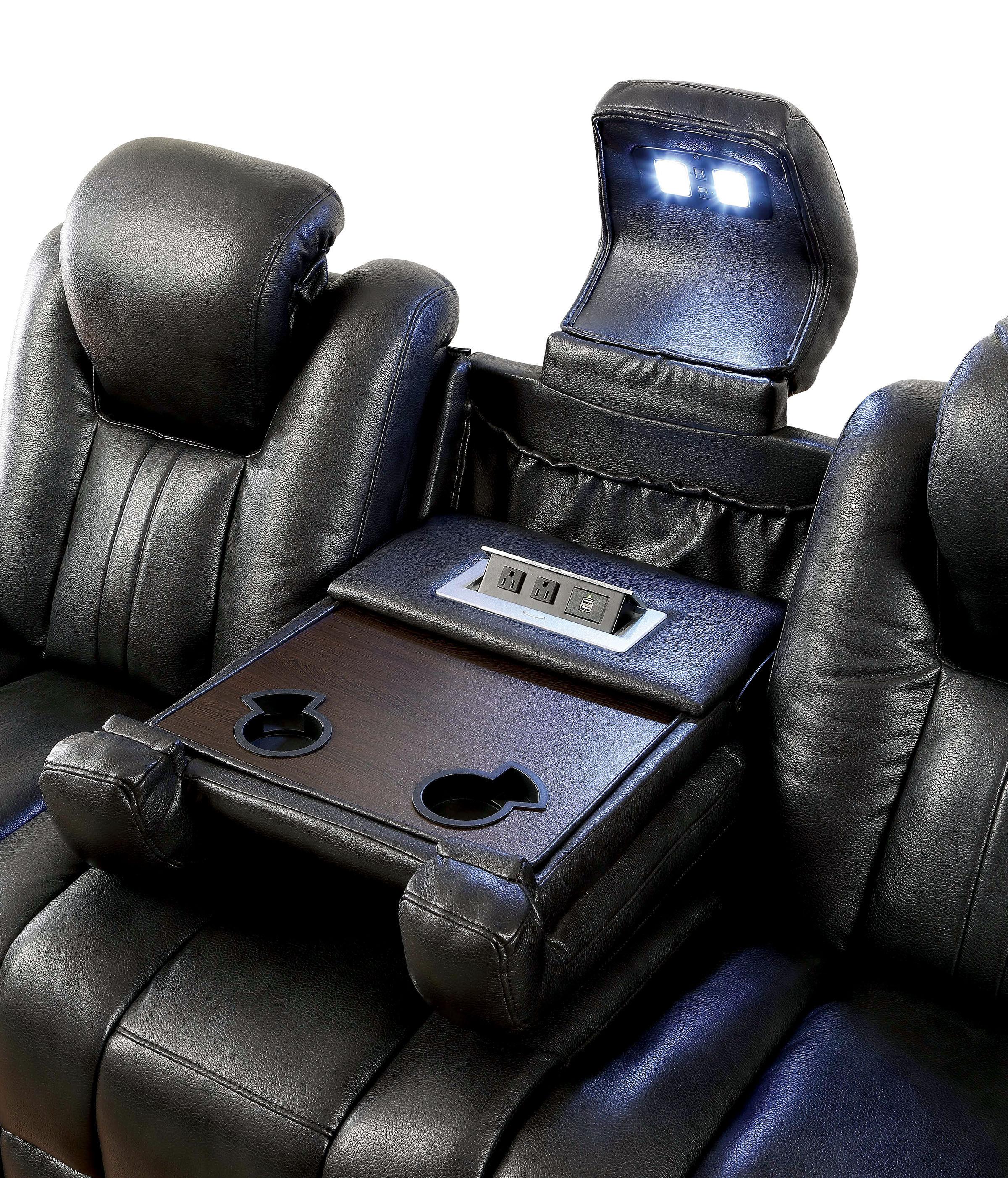 

                    
Buy Transitional Dark Gray Breathable Leatherette Power Living Room Set 3pcs Furniture of America Zaurak
