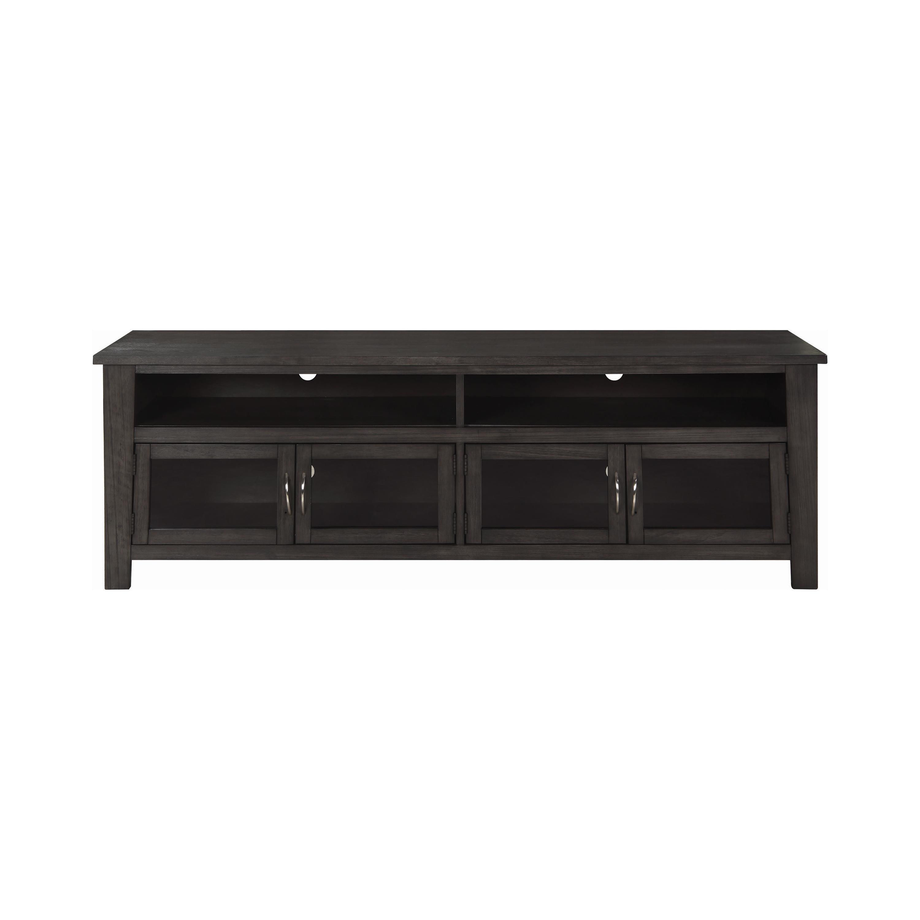 Transitional Tv Console 722223 722223 in Dark Gray 