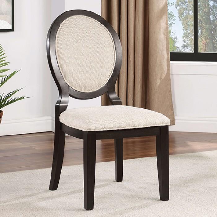 

        
Furniture of America Newforte Side Chair Set 2PCS CM3260EX-SC-2PK Side Chair Set Espresso/Ivory Fabric 54229498978979
