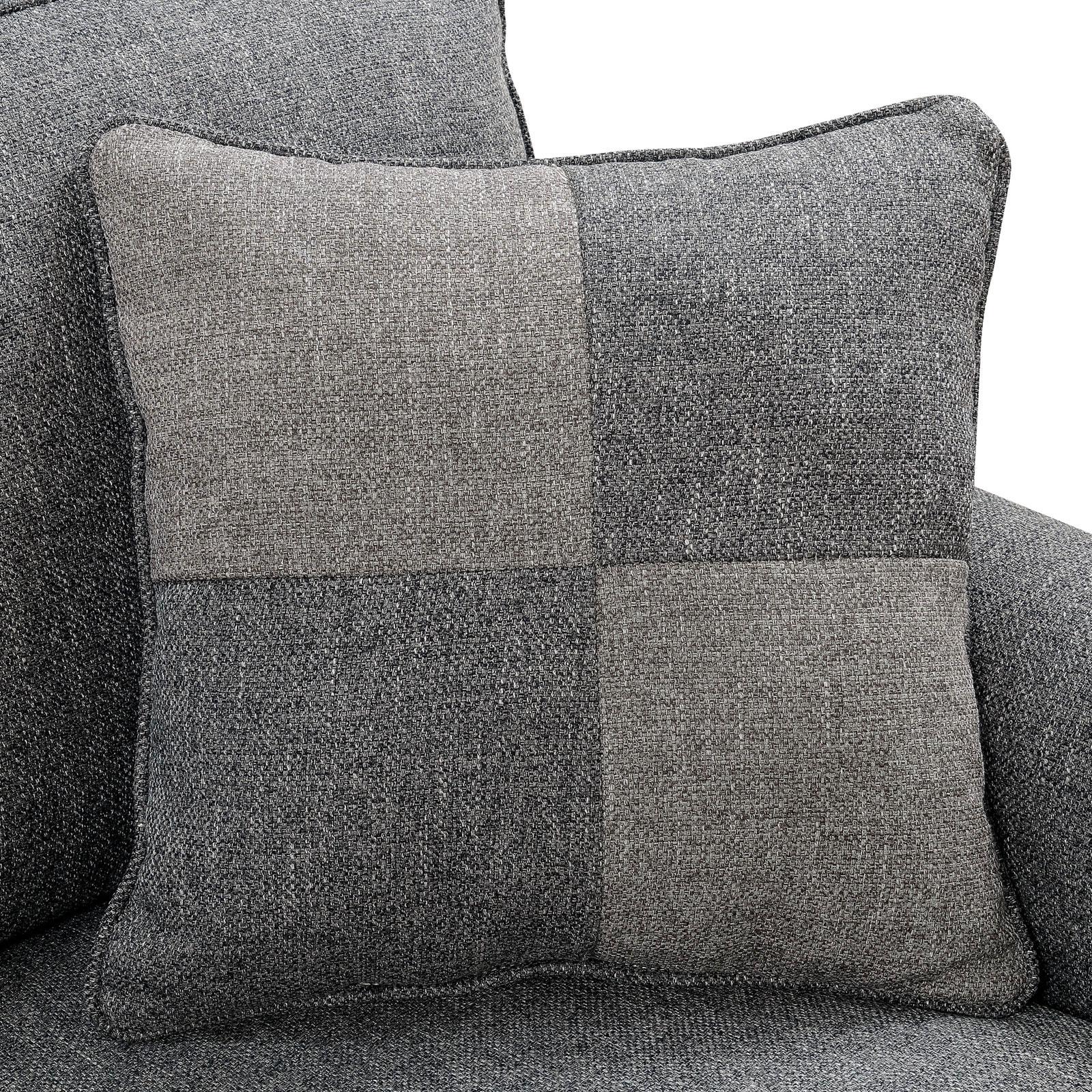 

                    
Furniture of America RHIAN CM6329GY Sectional Sofa Dark Gray Linen-like Fabric Purchase 
