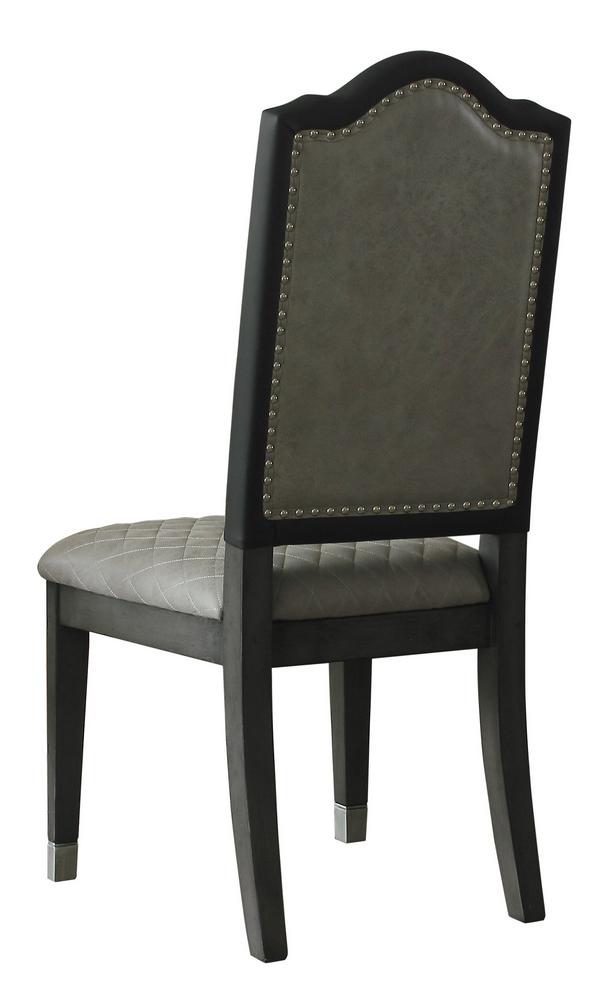 

    
Acme Furniture House Beatrice Dining Chair Set Charcoal 68812-2pcs
