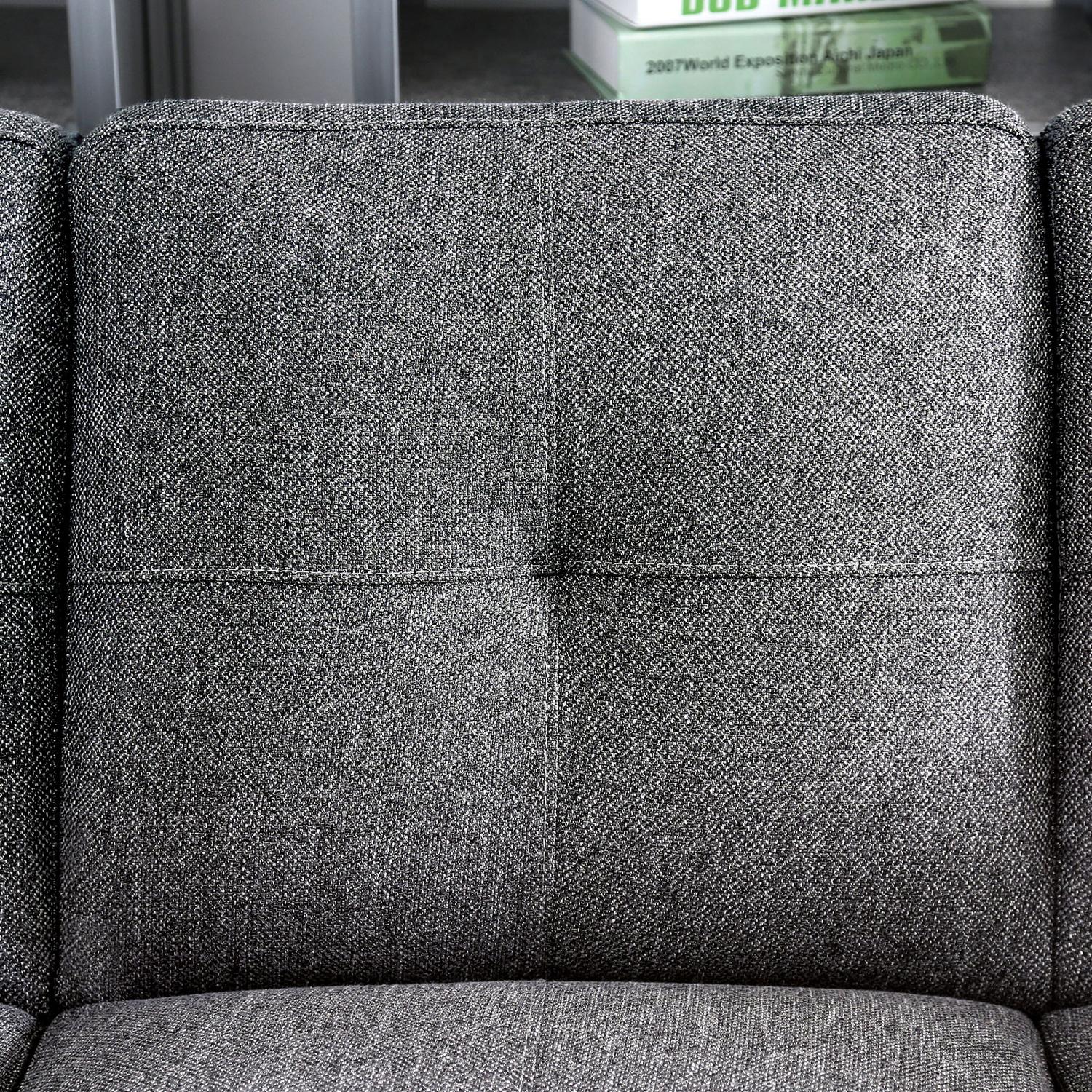 

    
CM6021 Transitional Gray Linen-like Fabric Sectional Sofa Furniture of America CM6021 Kaleigh
