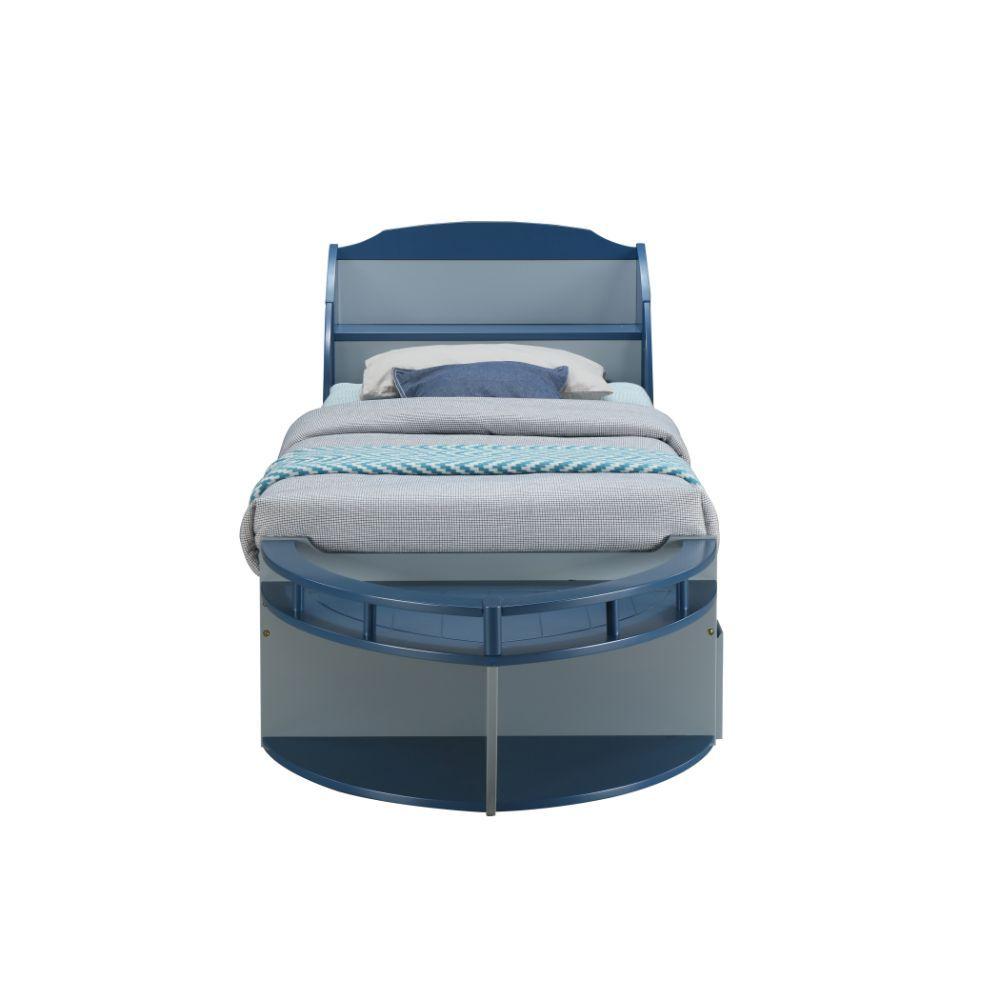 

    
Acme Furniture Neptune II Twin bed Navy/Gray 30620T
