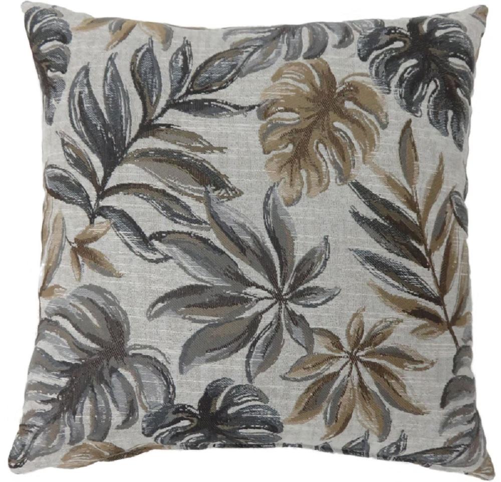 Transitional Throw Pillow PL6027GY-L Dora PL6027GY-L in Gray 