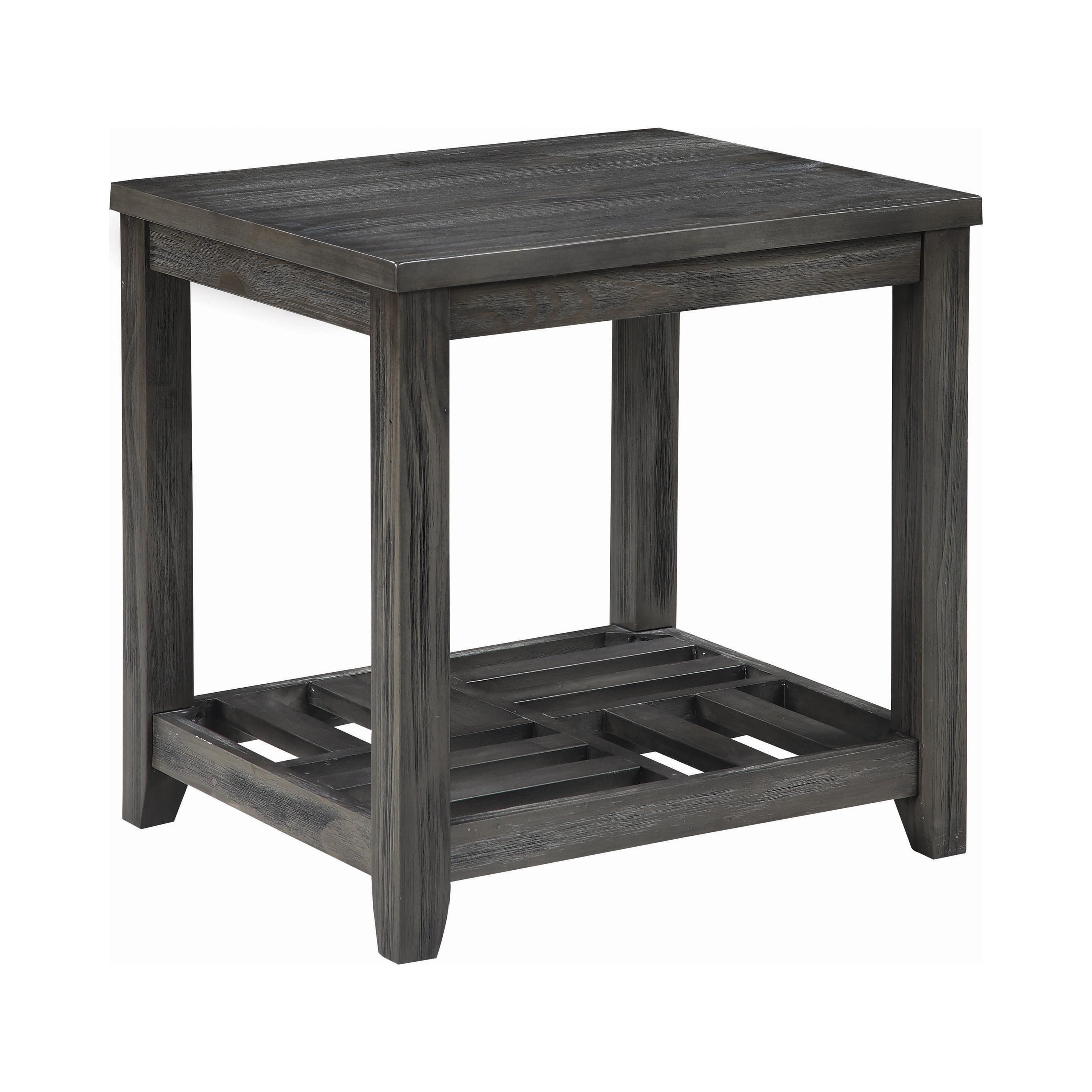 Transitional End Table 722287 722287 in Gray 