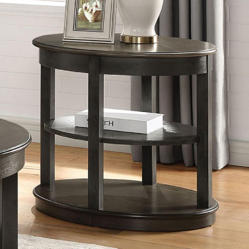 Transitional End Table CM4277E Oelrichs CM4277E in Gray 