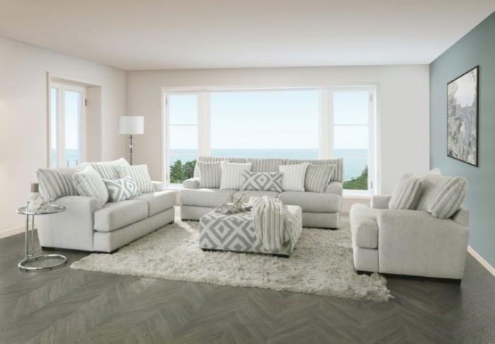 Transitional Living Room Set Hermilly Living Room Set 2PCS SM5177-SF-S-2PCS SM5177-SF-S-2PCS in Gray, Beige Chenille