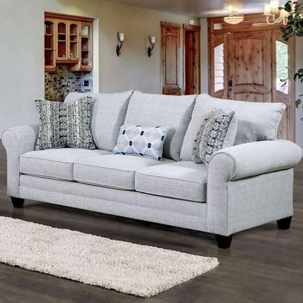 

    
Furniture of America Aberporth Sofa SM5406-SF-S Sofa Gray SM5406-SF-S
