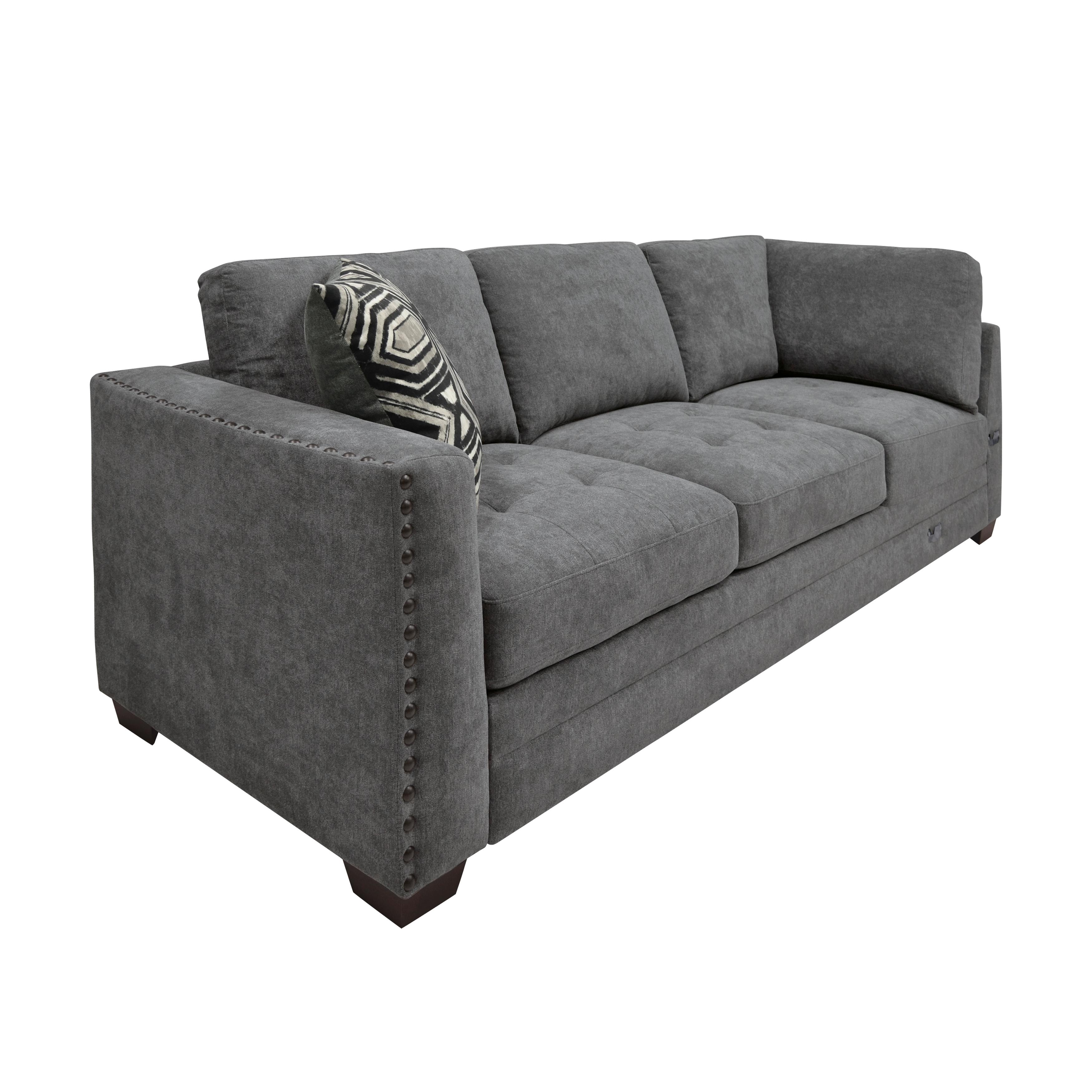 

                    
Buy Transitional Gray Textured 2-Piece Sectional w/Ottoman Homelegance 9212GRY*3OT Sidney
