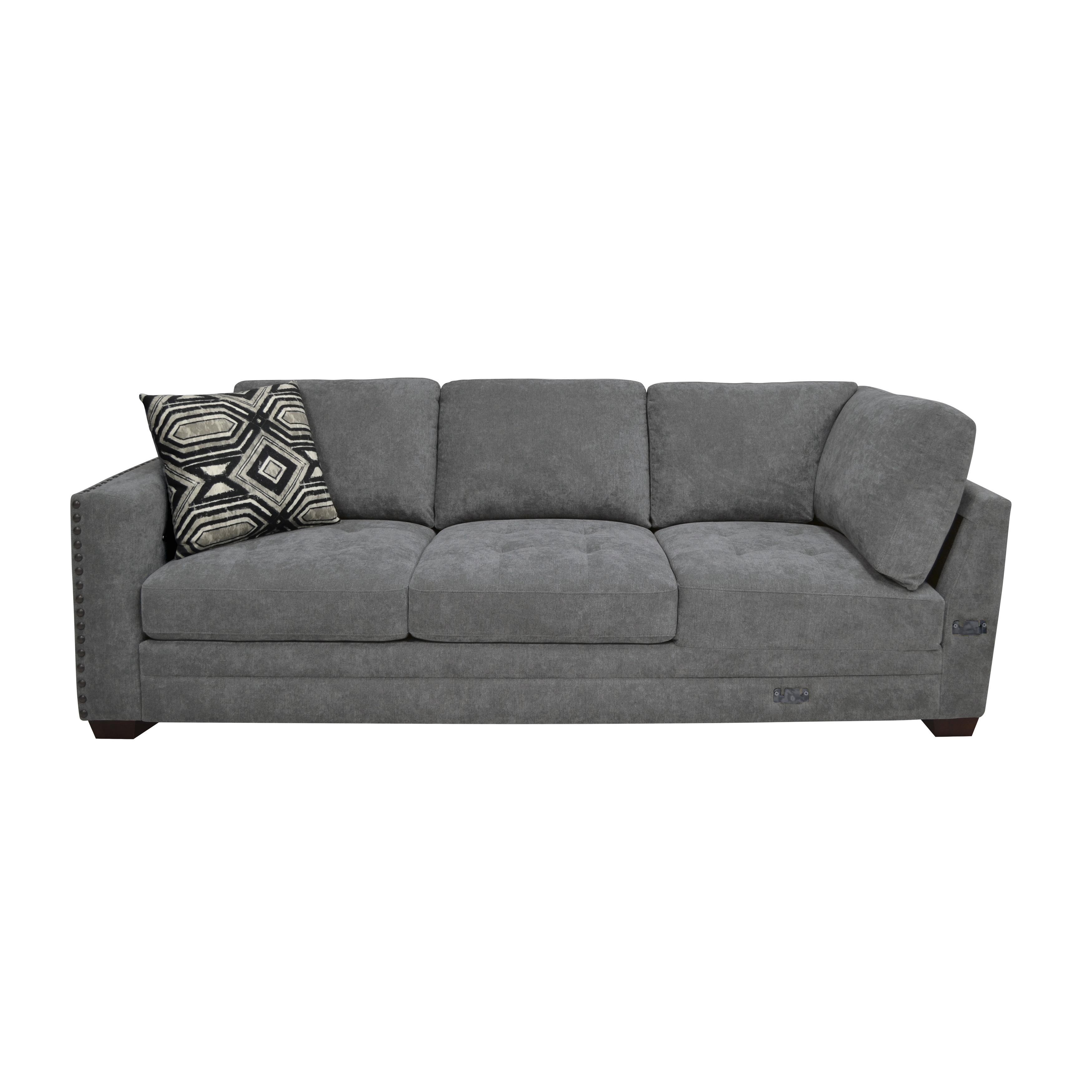 

    
 Order  Transitional Gray Textured 2-Piece Sectional w/Ottoman Homelegance 9212GRY*3OT Sidney
