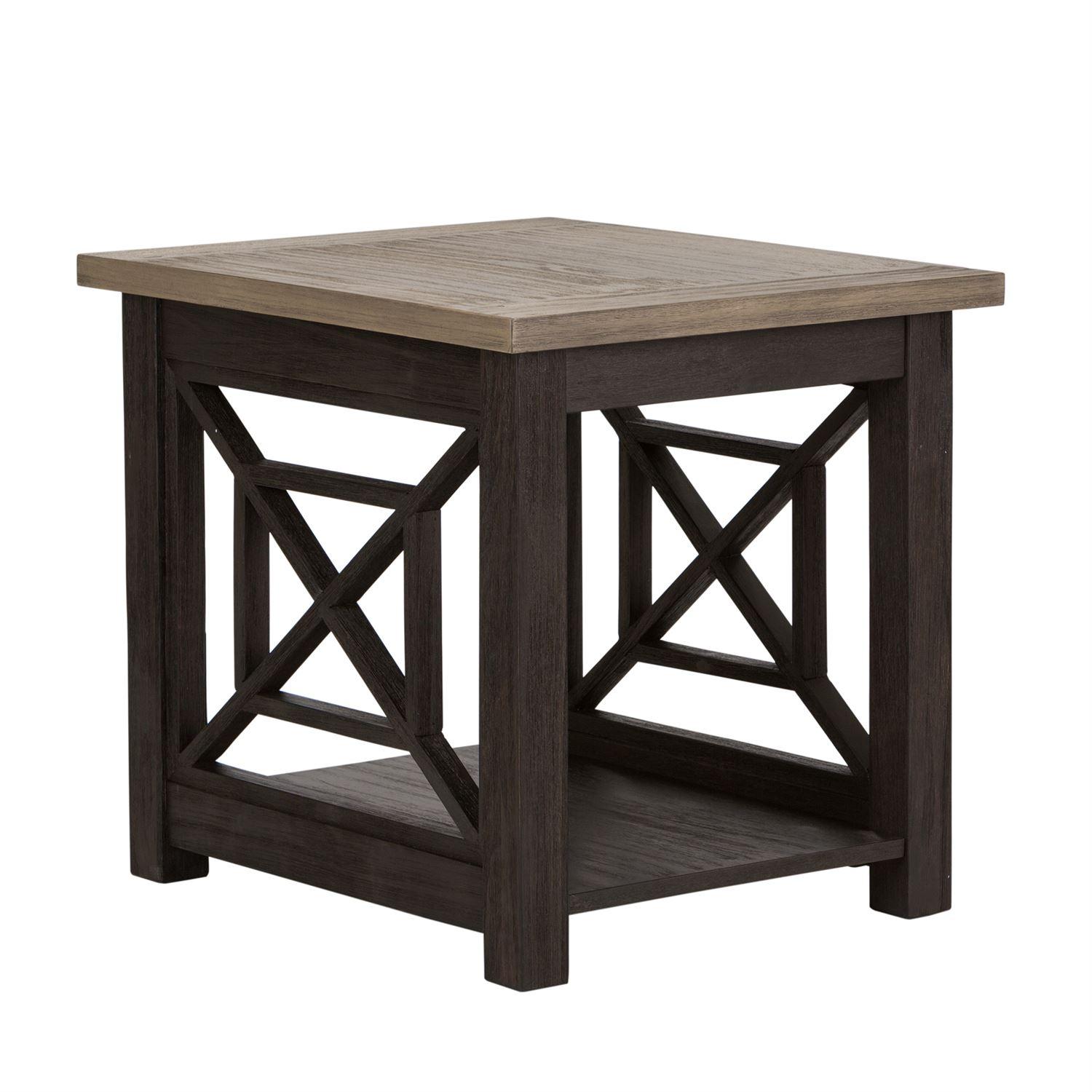 

    
Transitional Gray Wood End Table 422-OT1020 Liberty Furniture
