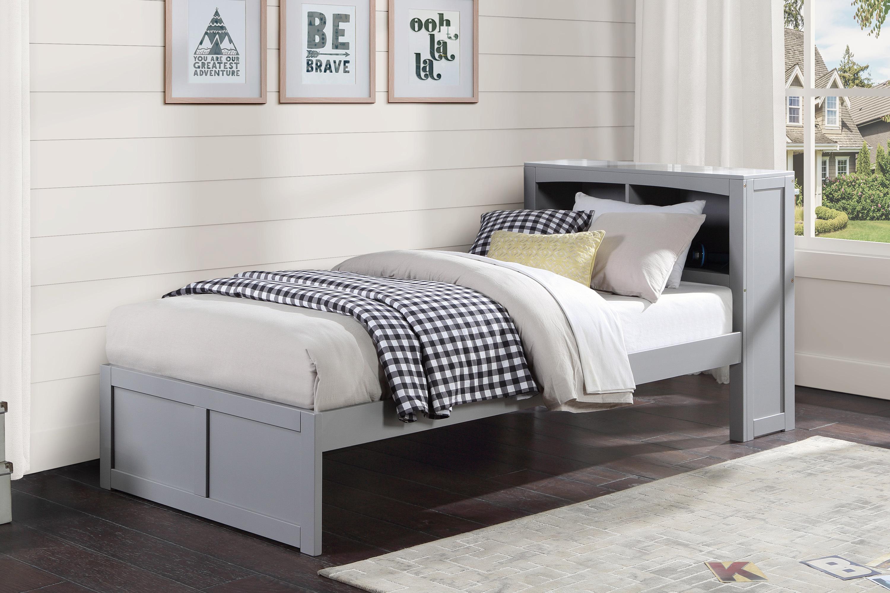 

    
Homelegance B2063BC-1* Orion Bookcase Bed Gray B2063BC-1*
