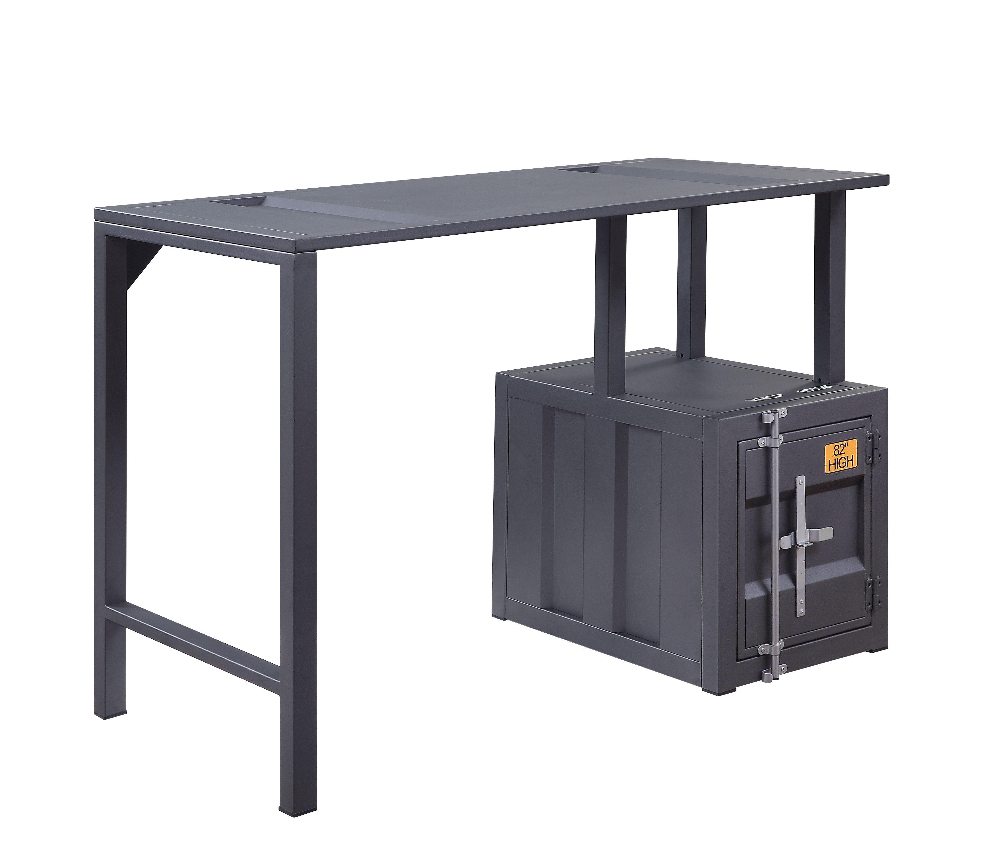 

    
Acme Furniture Cargo Writing Desk Gunmetal 92690
