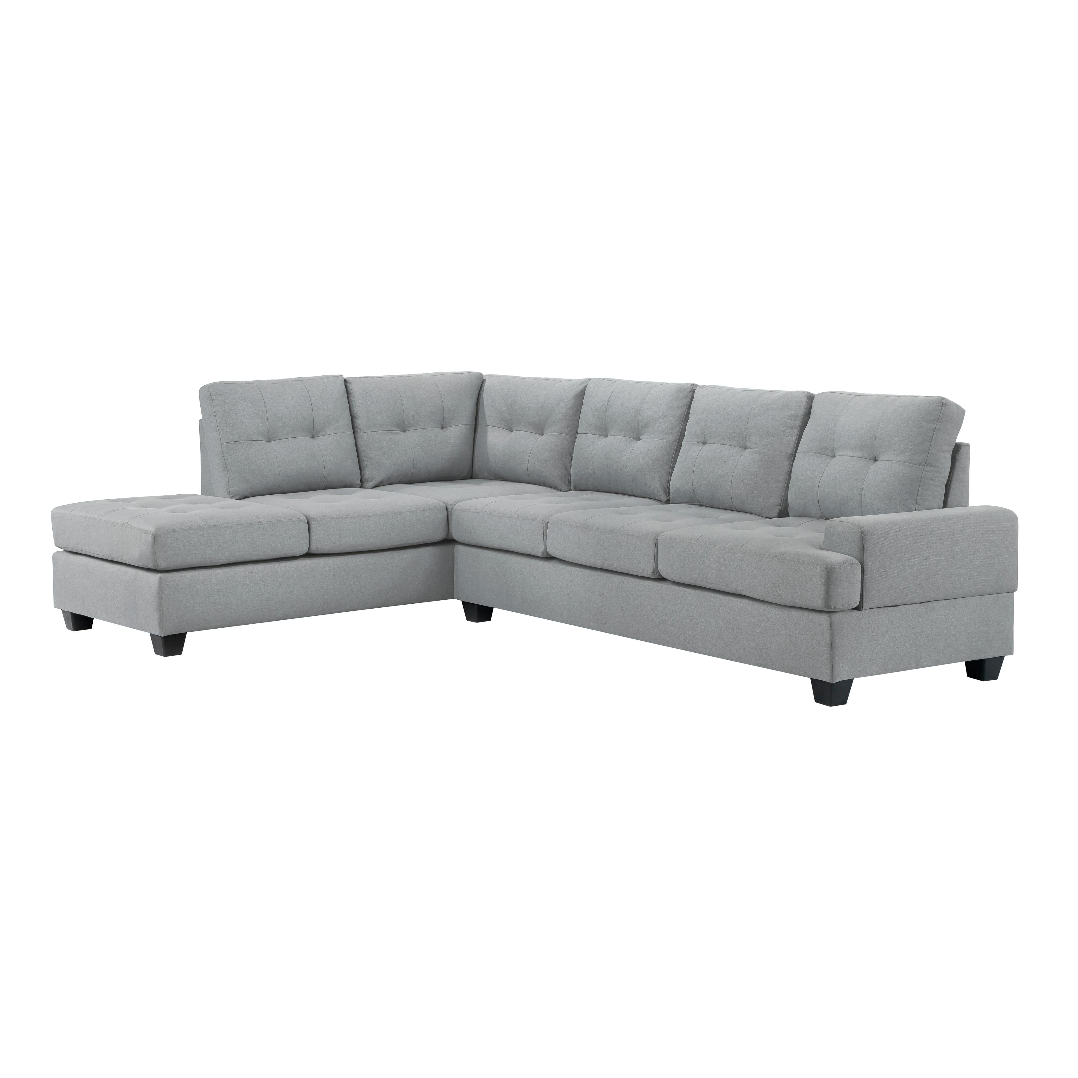 

                    
Homelegance 9367GY*3OT Dunstan Sectional w/ Ottoman Light Gray Textured Purchase 
