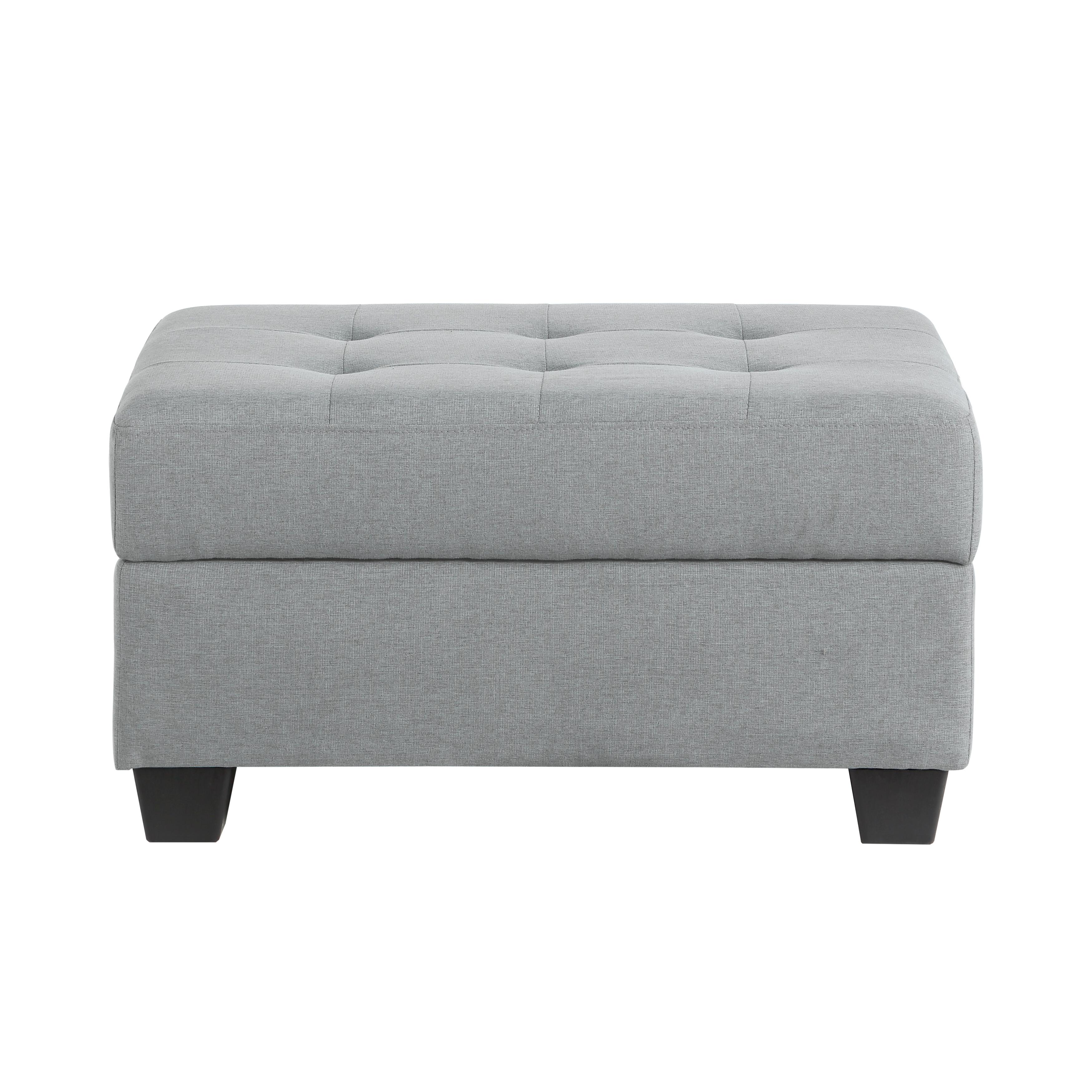 

    
Transitional Light Gray Textured Reversible 2-Piece Sectional w/Ottoman Homelegance 9367GY*SC Dunstan
