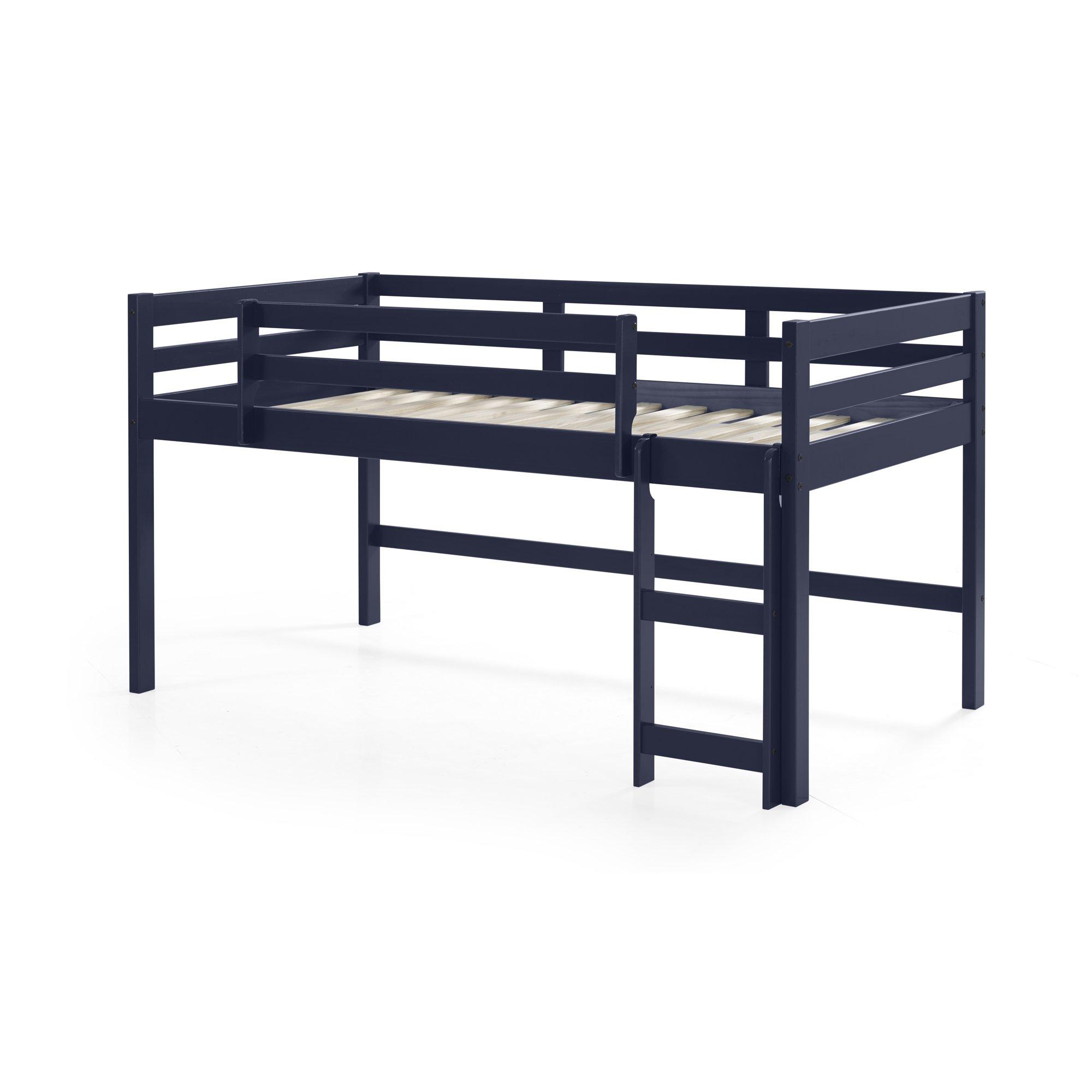 

    
Transitional Navy Blue Twin Loft Bed by Acme Lara 38260
