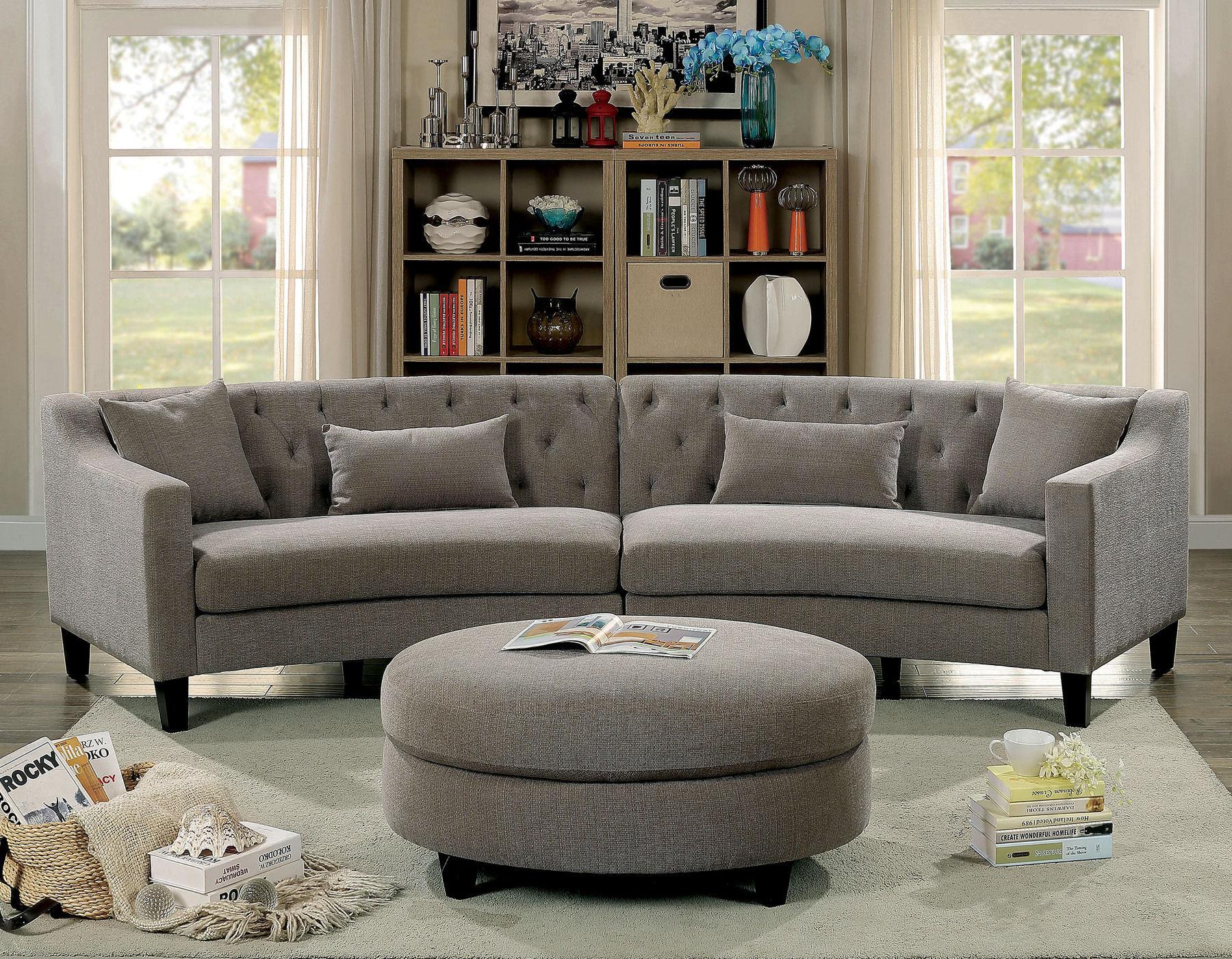

    
Furniture of America CM6370-2PC Sarin Sectional Sofa and Ottoman Warm Gray CM6370-2PC
